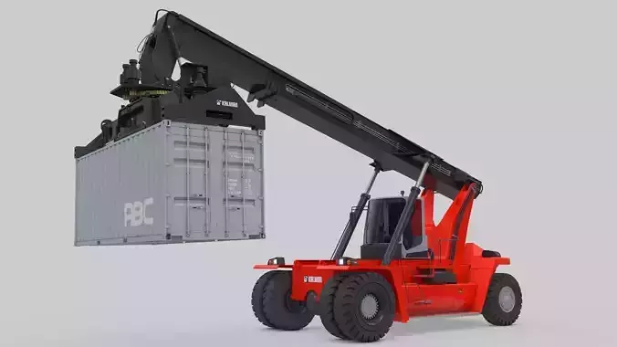 Container Handler for Port  Kalmar 3D model
