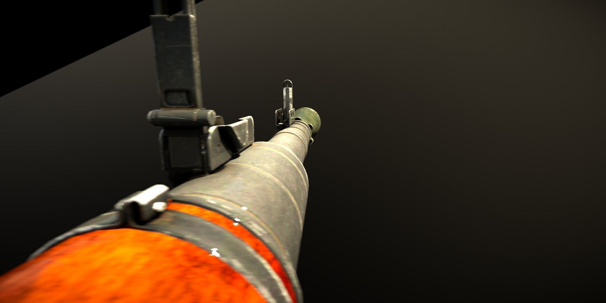 RPG 7 two rifles Low-poly 3D model_4