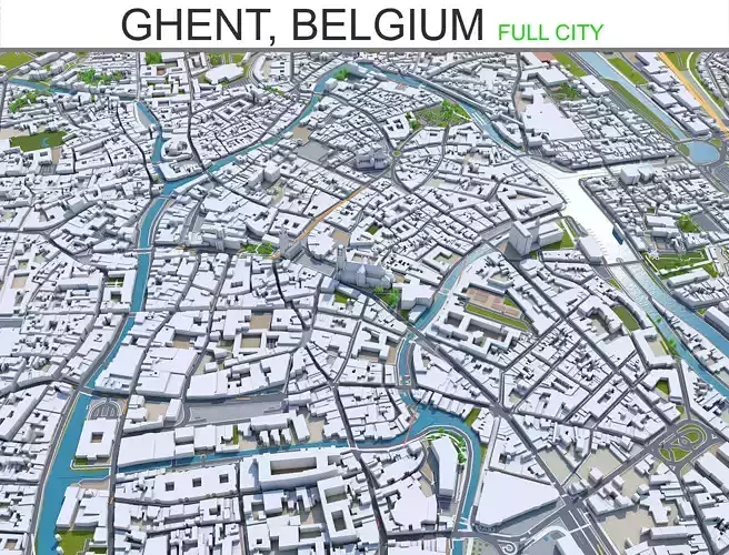 Ghent Gent in Belgium 40km