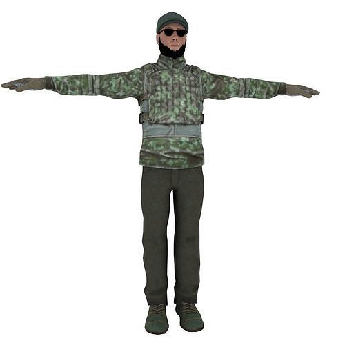 Gaming Character Low-poly 3D model