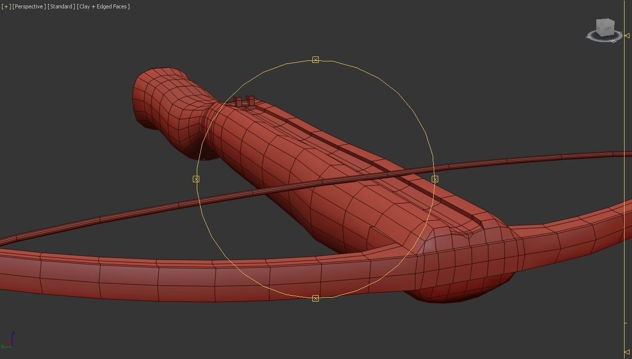 CroosBow bow and arrow Free 3D model_5