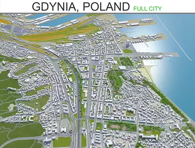 Gdynia City in Poland 40km