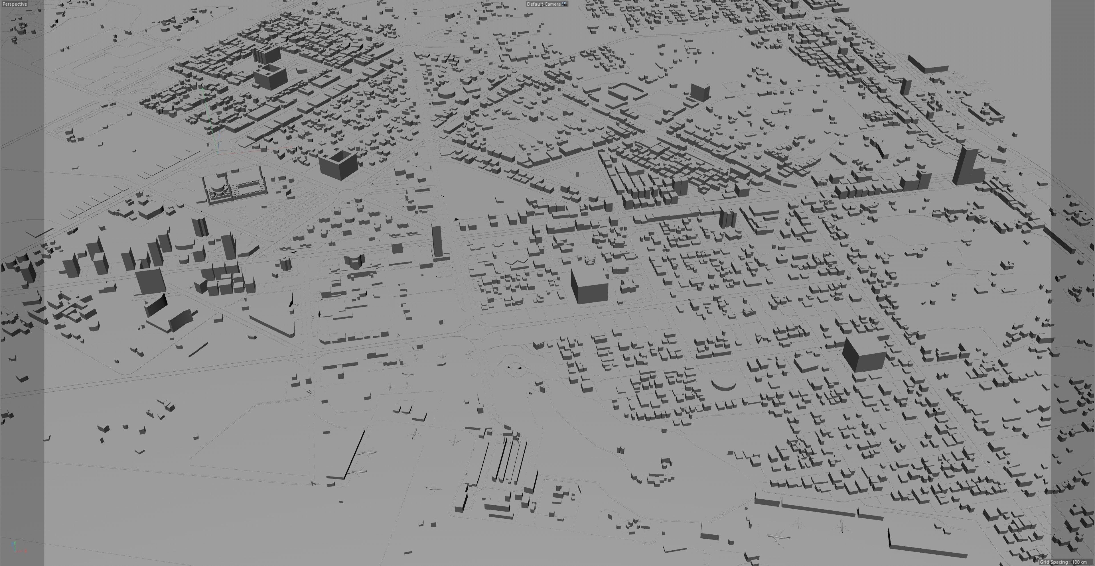 Fujairah City in UAE Low-poly 3D model_14