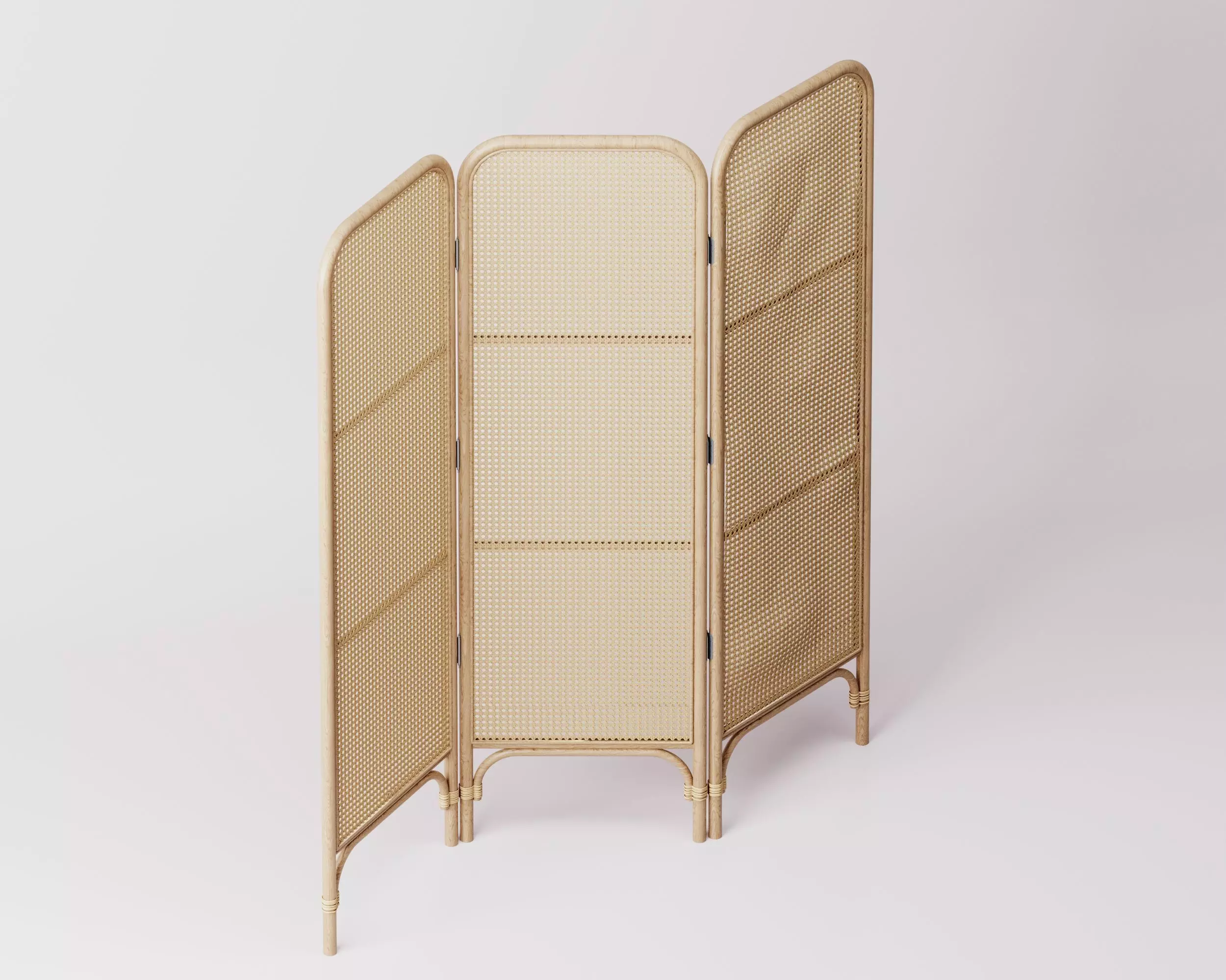Rattan divider  3D model_0