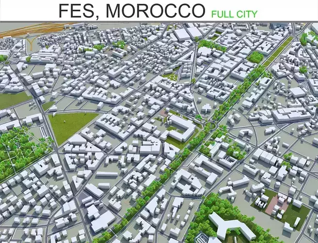 Fes Fez City in Morocco 40km