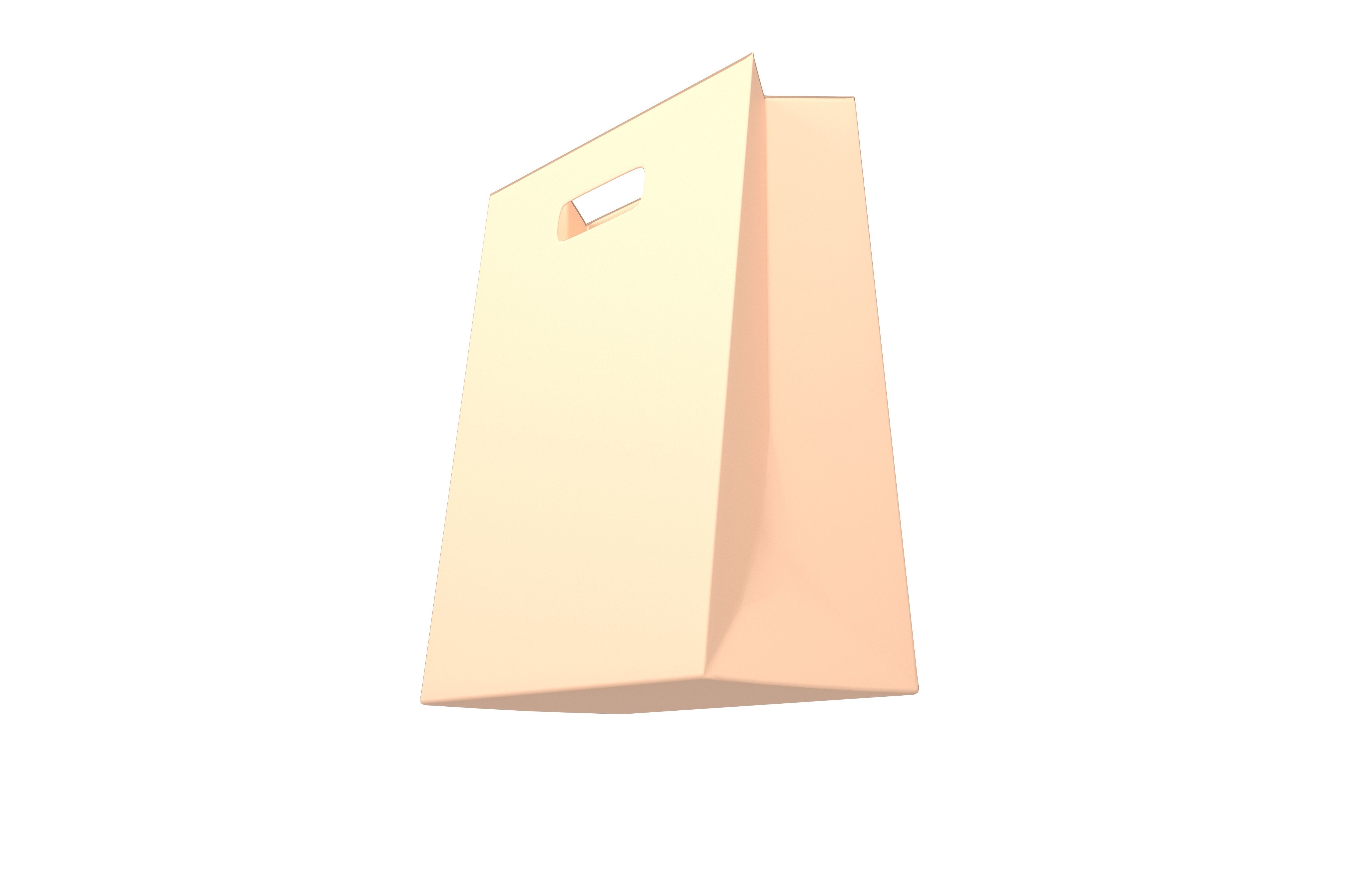 Shopping Bag v1 002 Low-poly 3D model_3