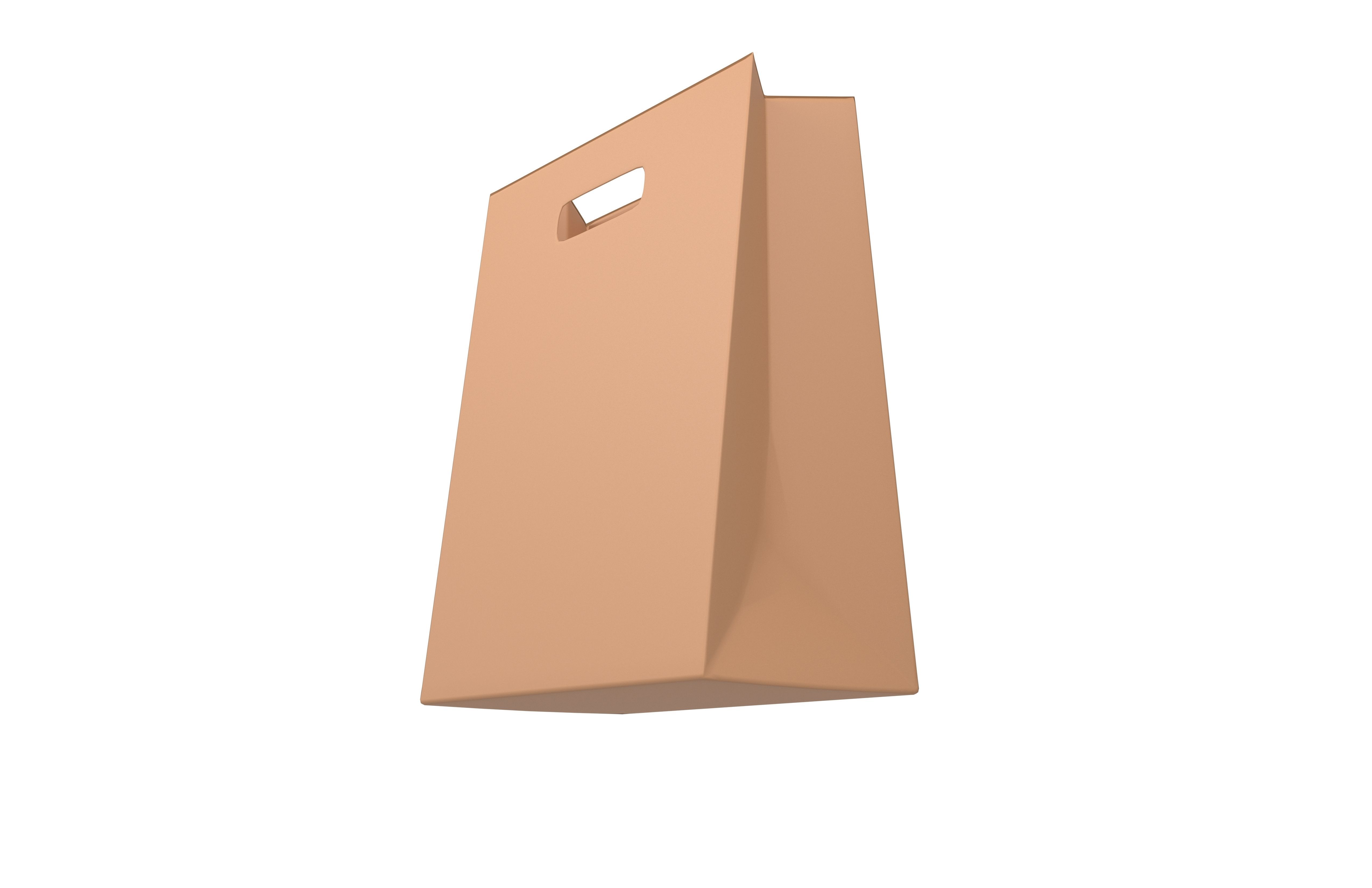 Shopping Bag v1 005 Low-poly 3D model_2