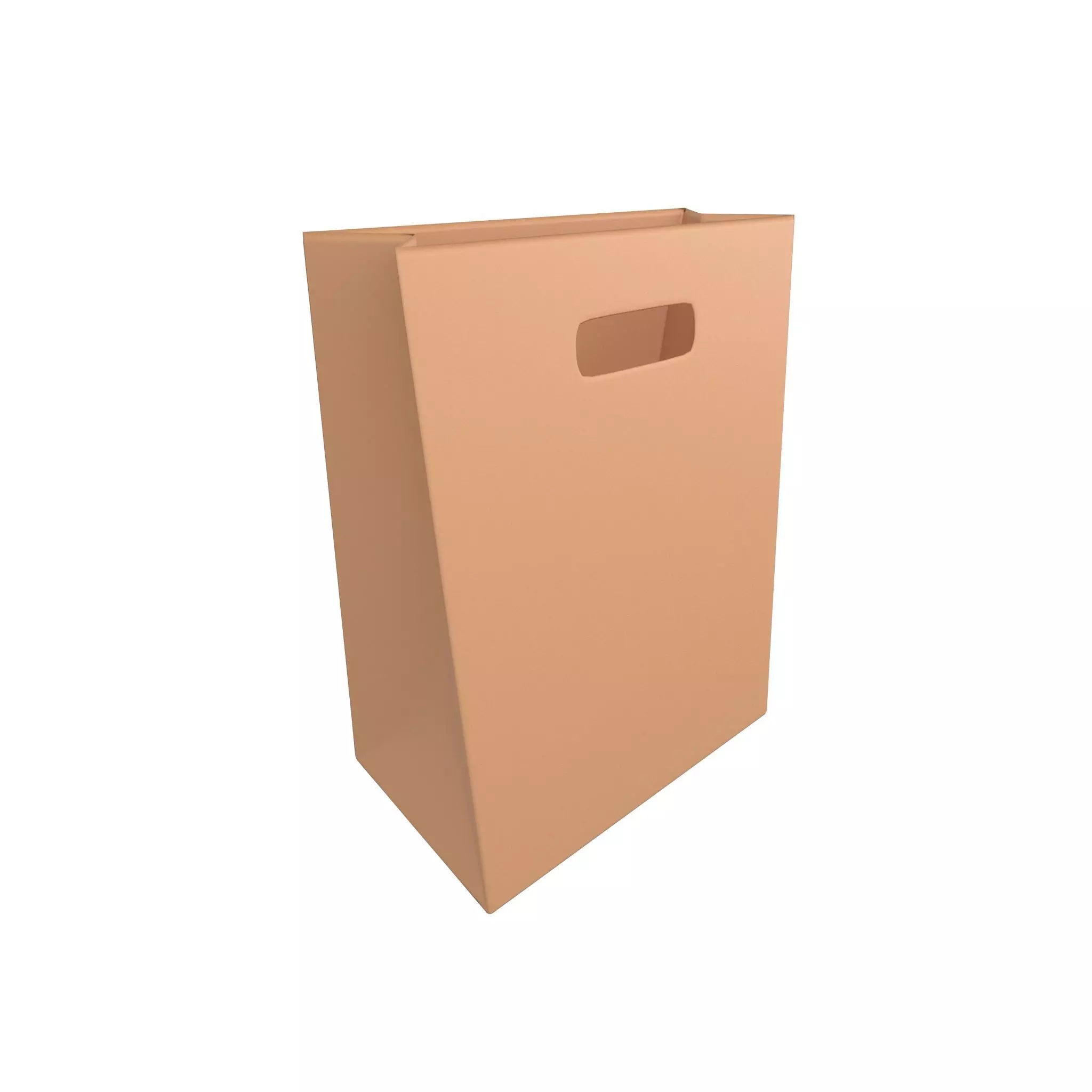 Shopping Bag v1 005 Low-poly 3D model_0
