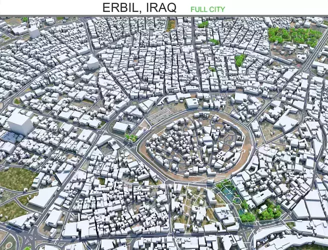 Erbil City in Iraq