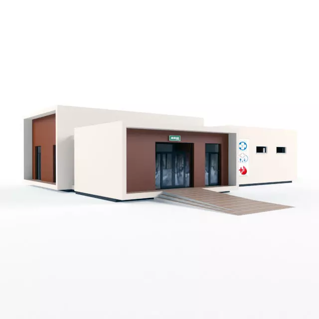 Outpatient clinic 01 3D model_0