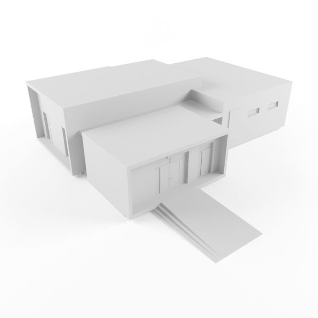 Outpatient clinic 01 3D model_2