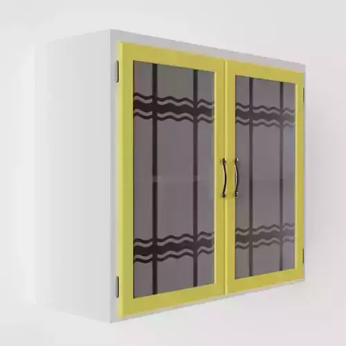 Vintage Kitchen Wall Cabinet 3D model