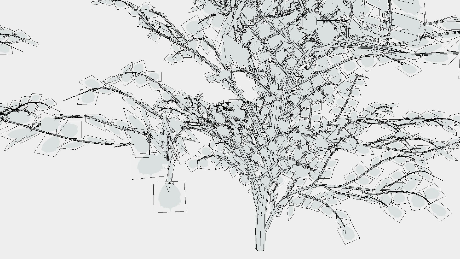 Hazels three trees 3D model_4