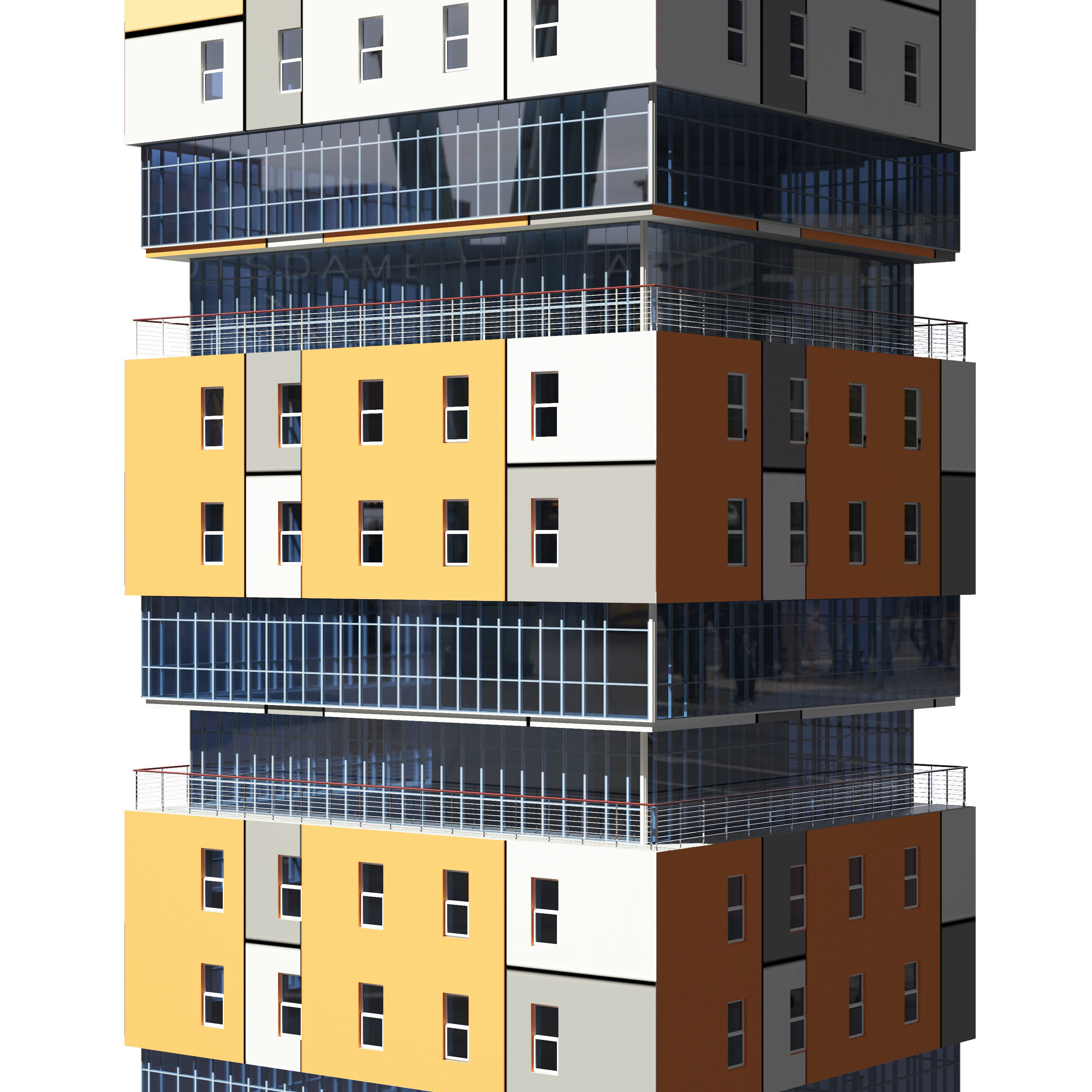 Office building H02-05 3D model_2
