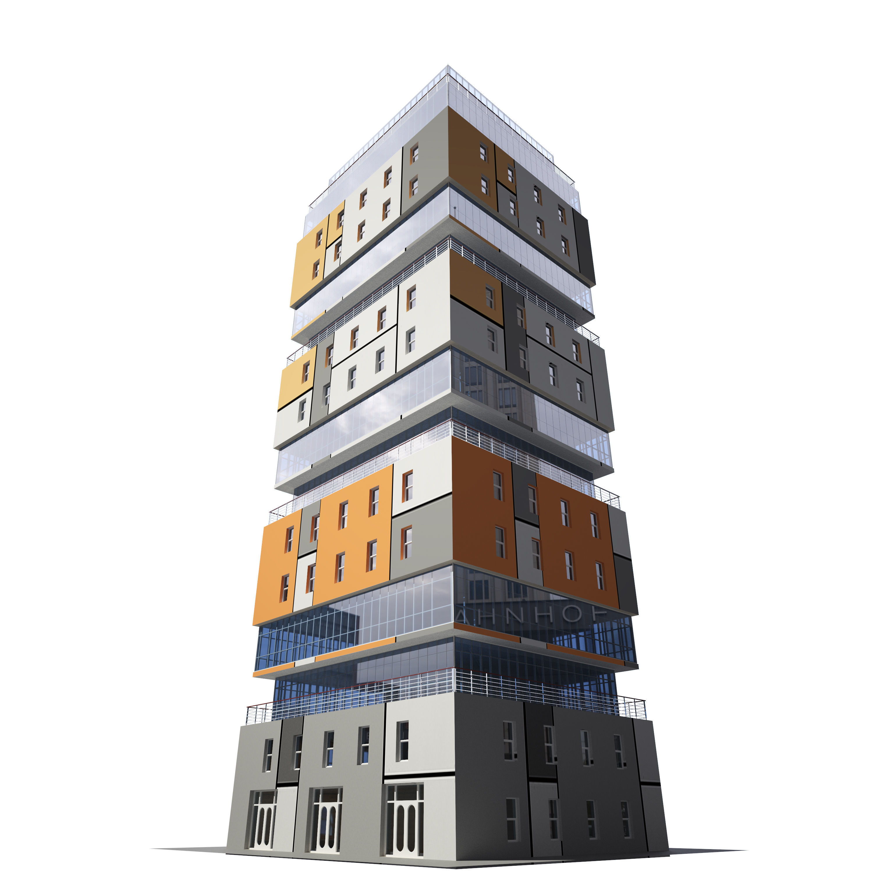 Office building H02-05 3D model_3