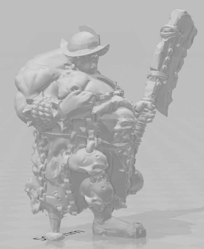 guts of iron - ogre maw tribe body guards 3D print model_9