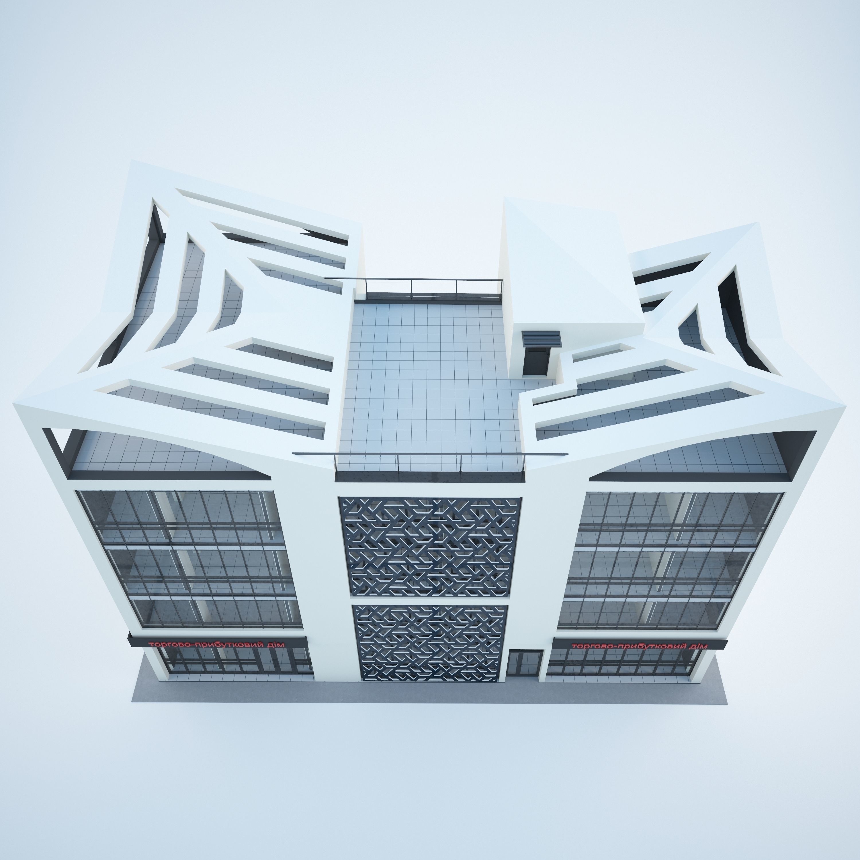 Office building v01 3D model_5