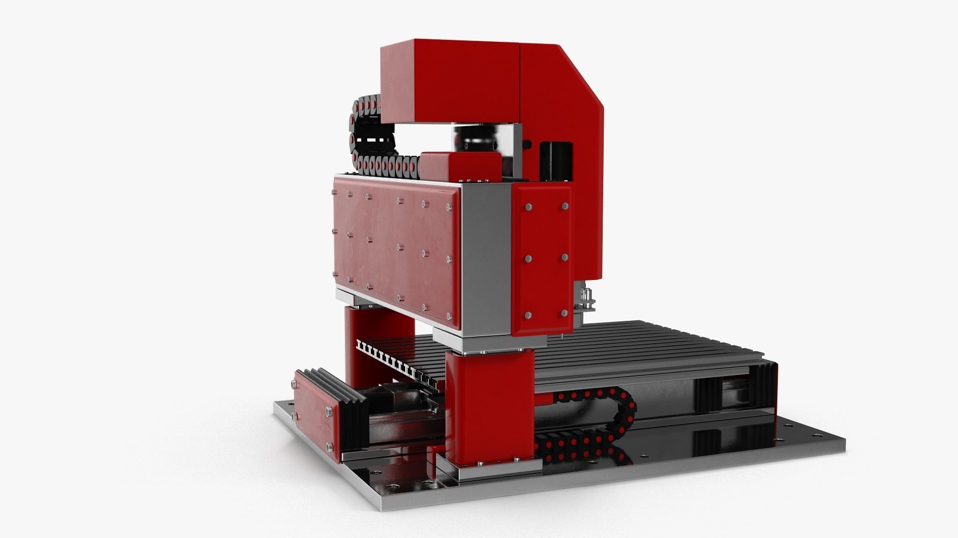 CNC Router Engraving Drilling Milling machine 3D model_7