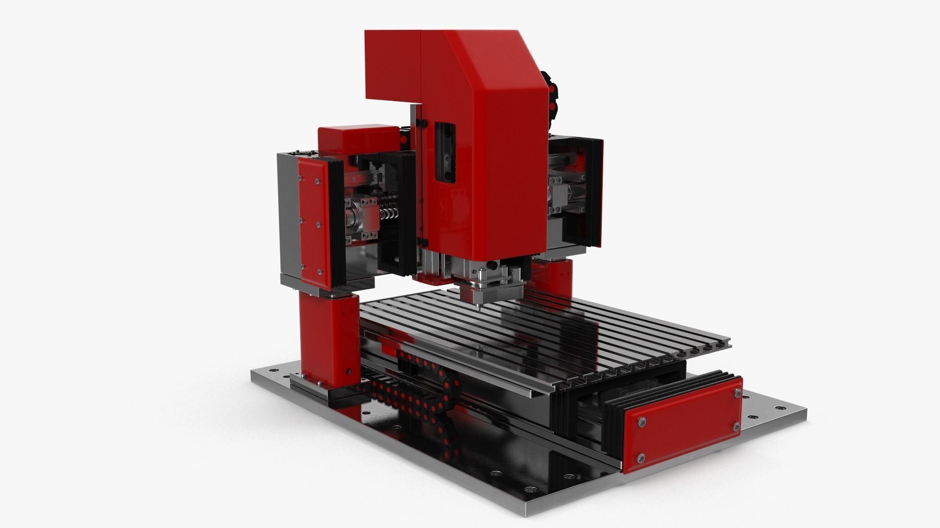 CNC Router Engraving Drilling Milling machine 3D model_9