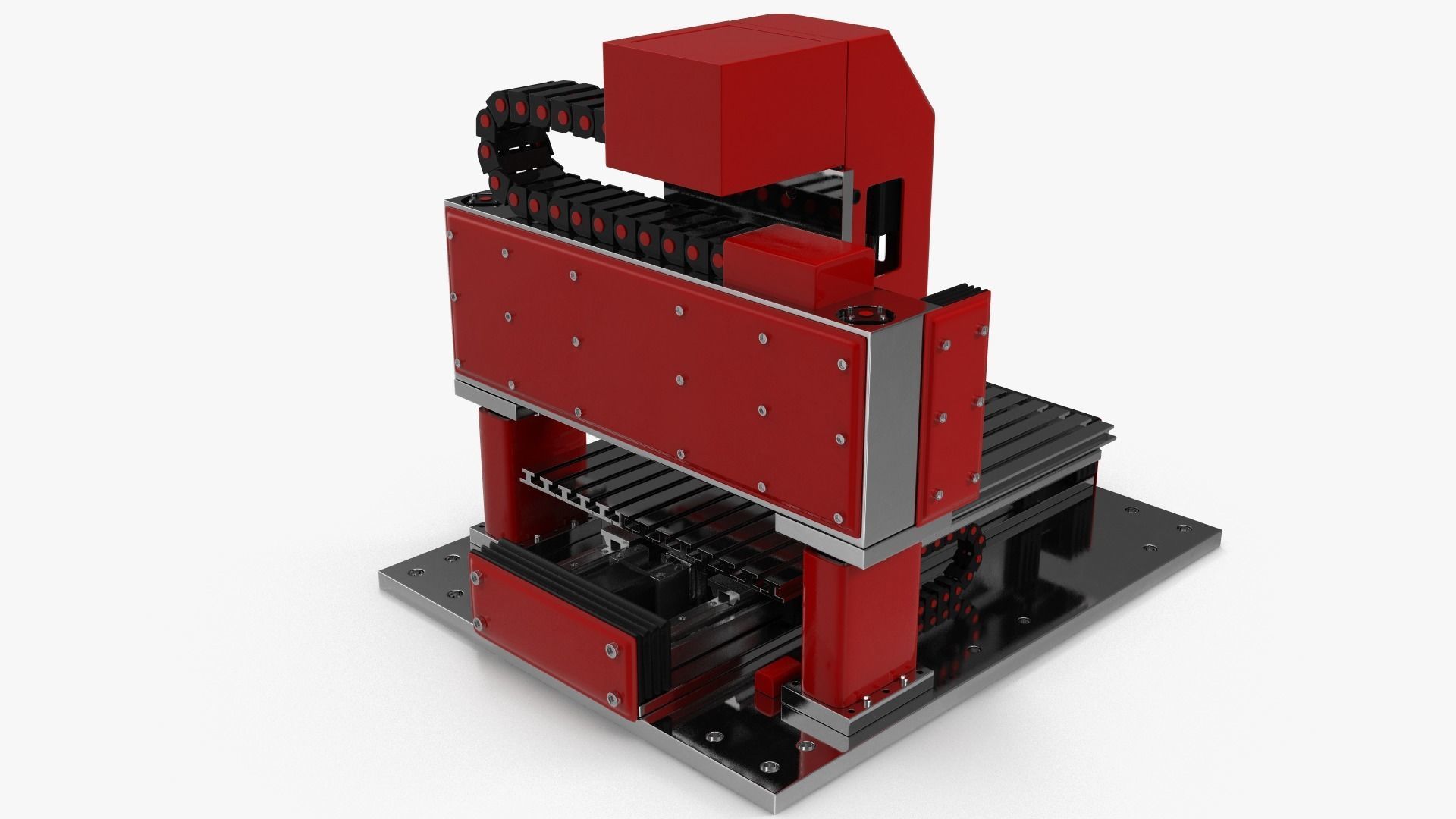 CNC Router Engraving Drilling Milling machine 3D model_6