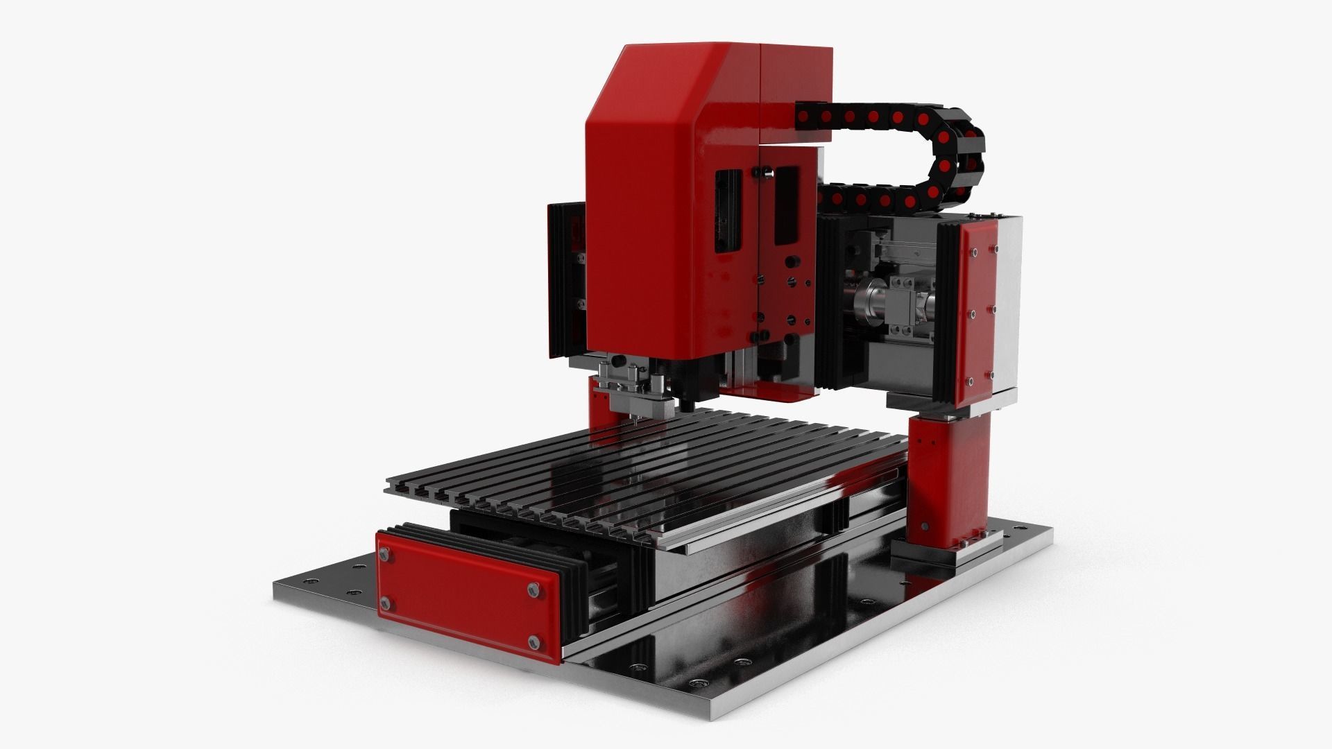 CNC Router Engraving Drilling Milling machine 3D model_2