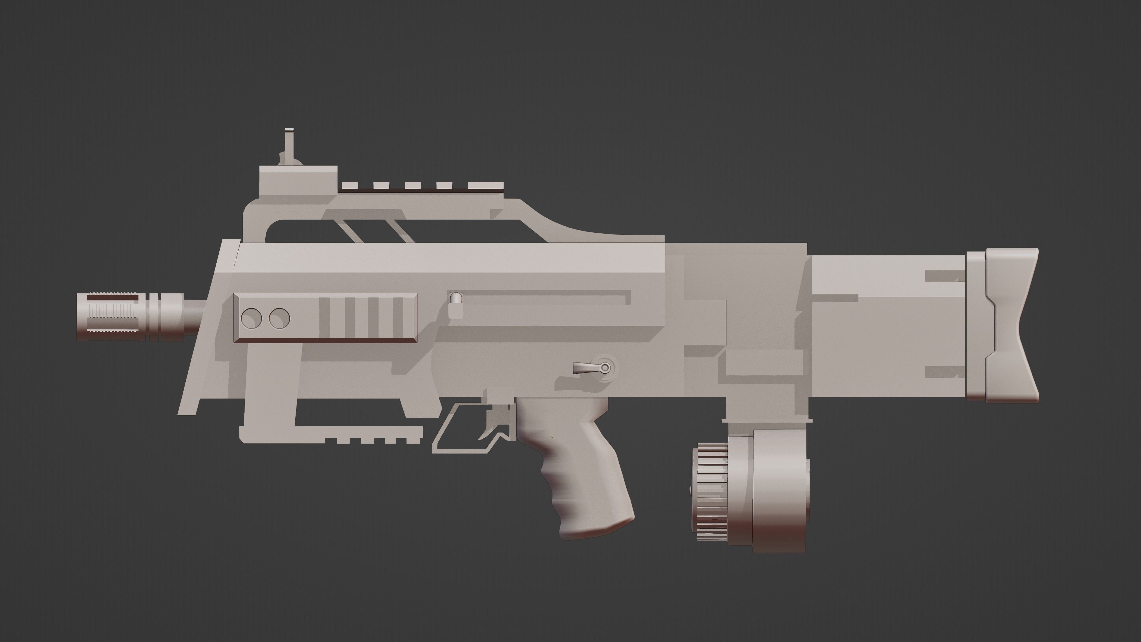 Weapon Pack Low-poly 3D model_148