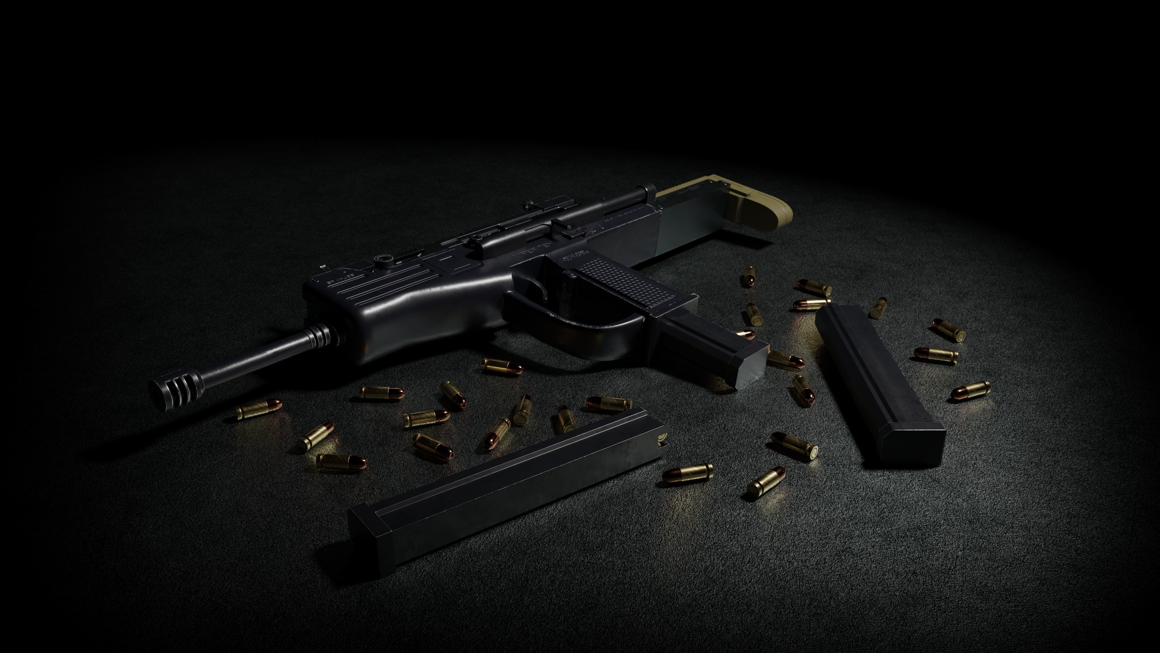 Weapon Pack Low-poly 3D model_140