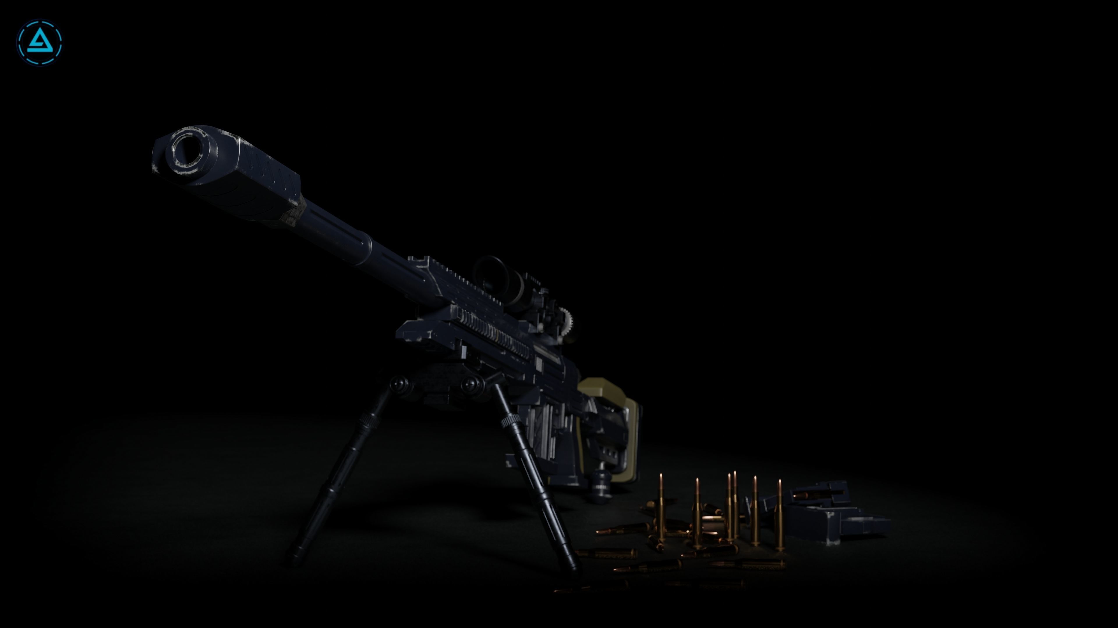 Weapon Pack Low-poly 3D model_49