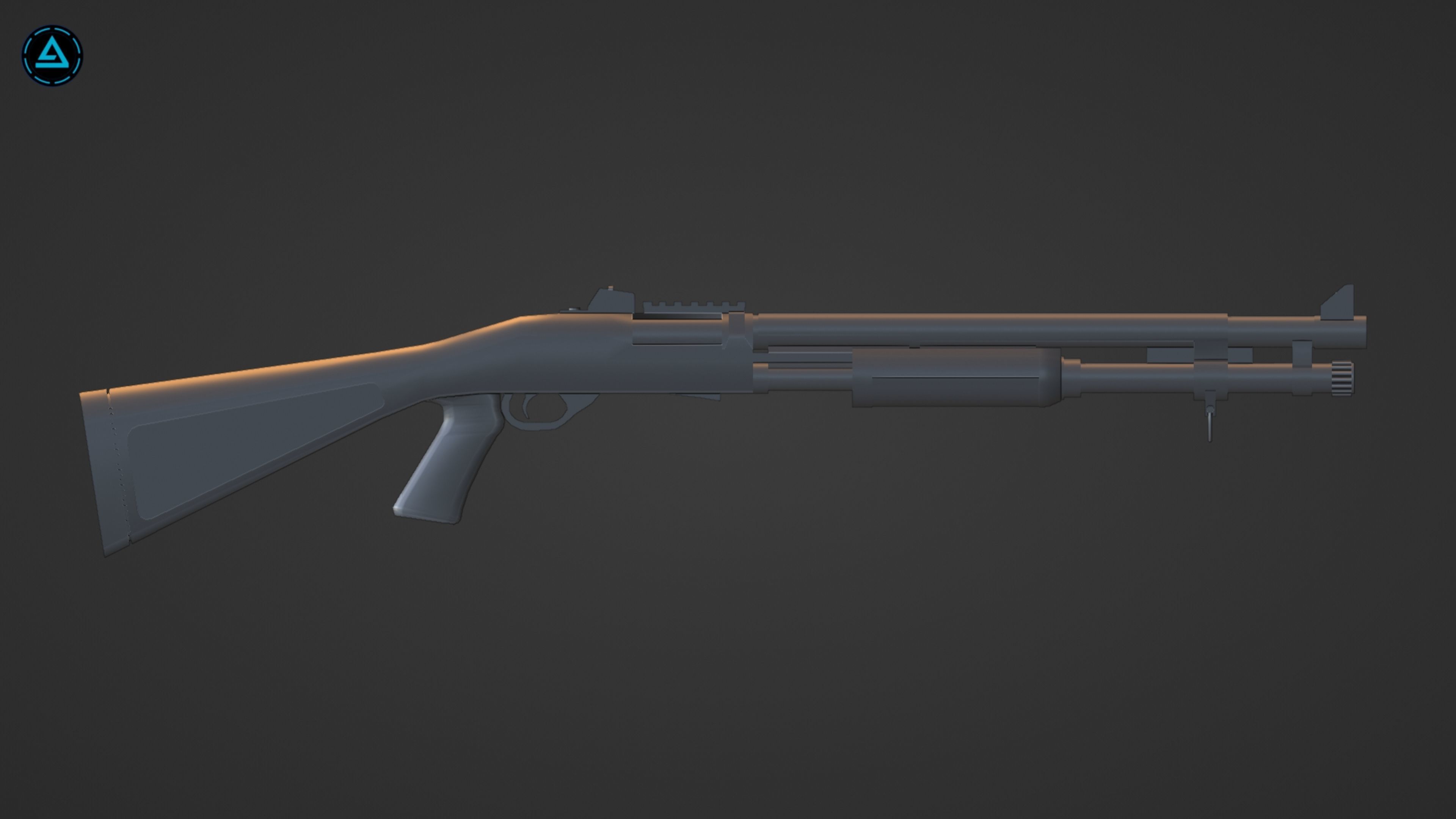 Weapon Pack Low-poly 3D model_130