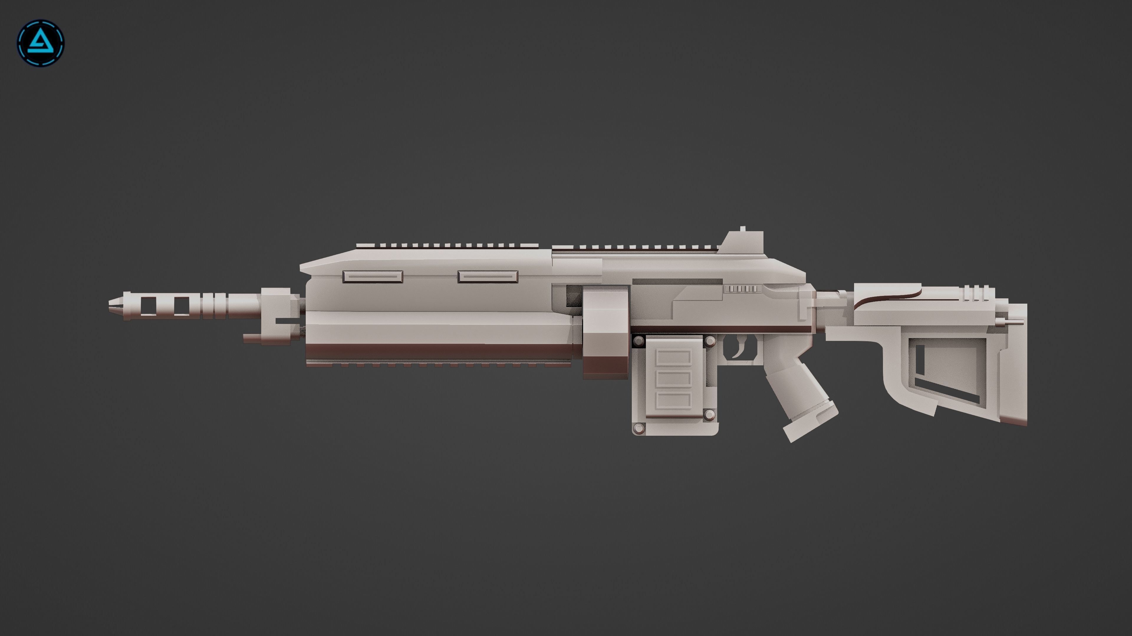 Weapon Pack Low-poly 3D model_112