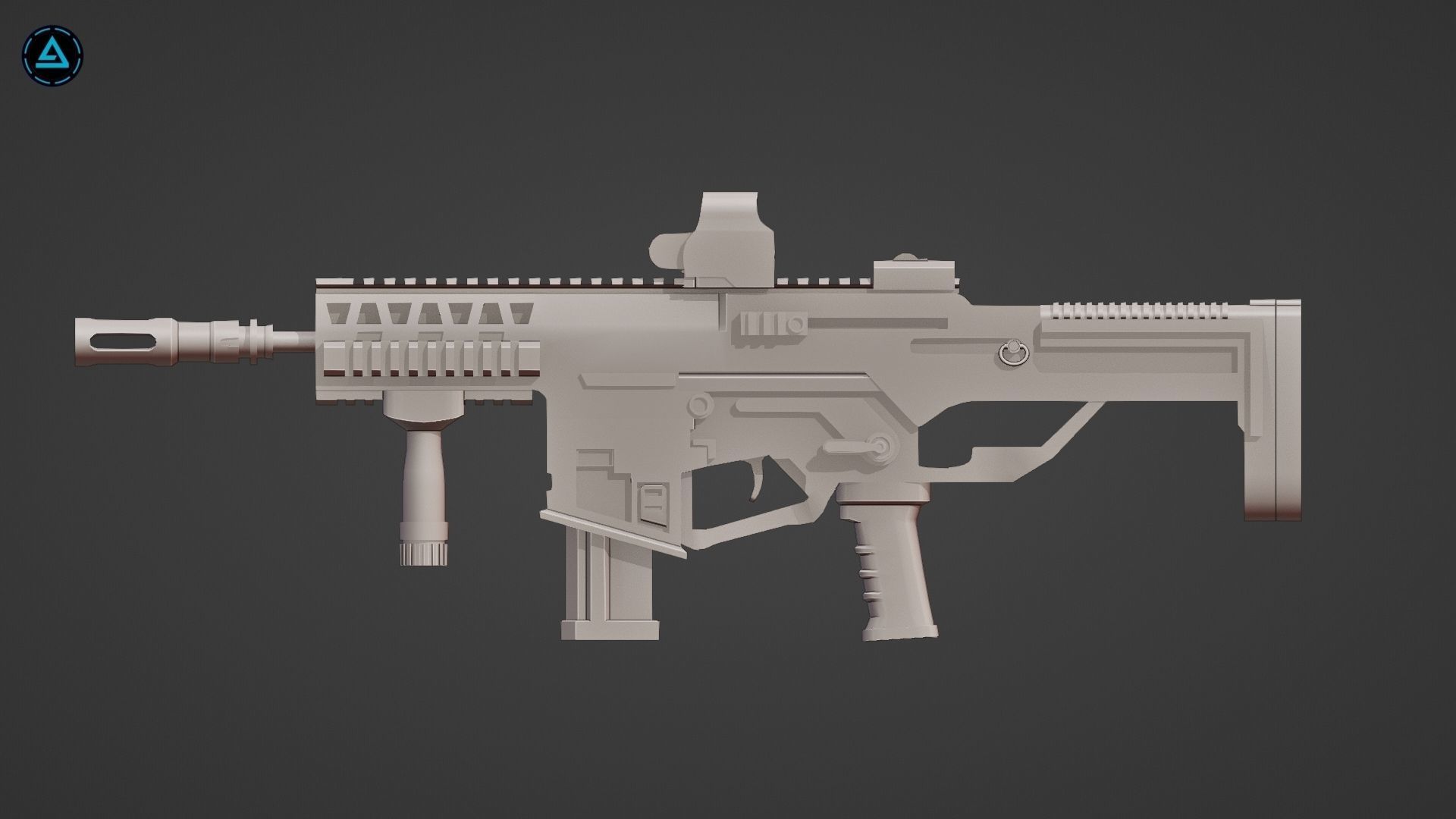 Weapon Pack Low-poly 3D model_119