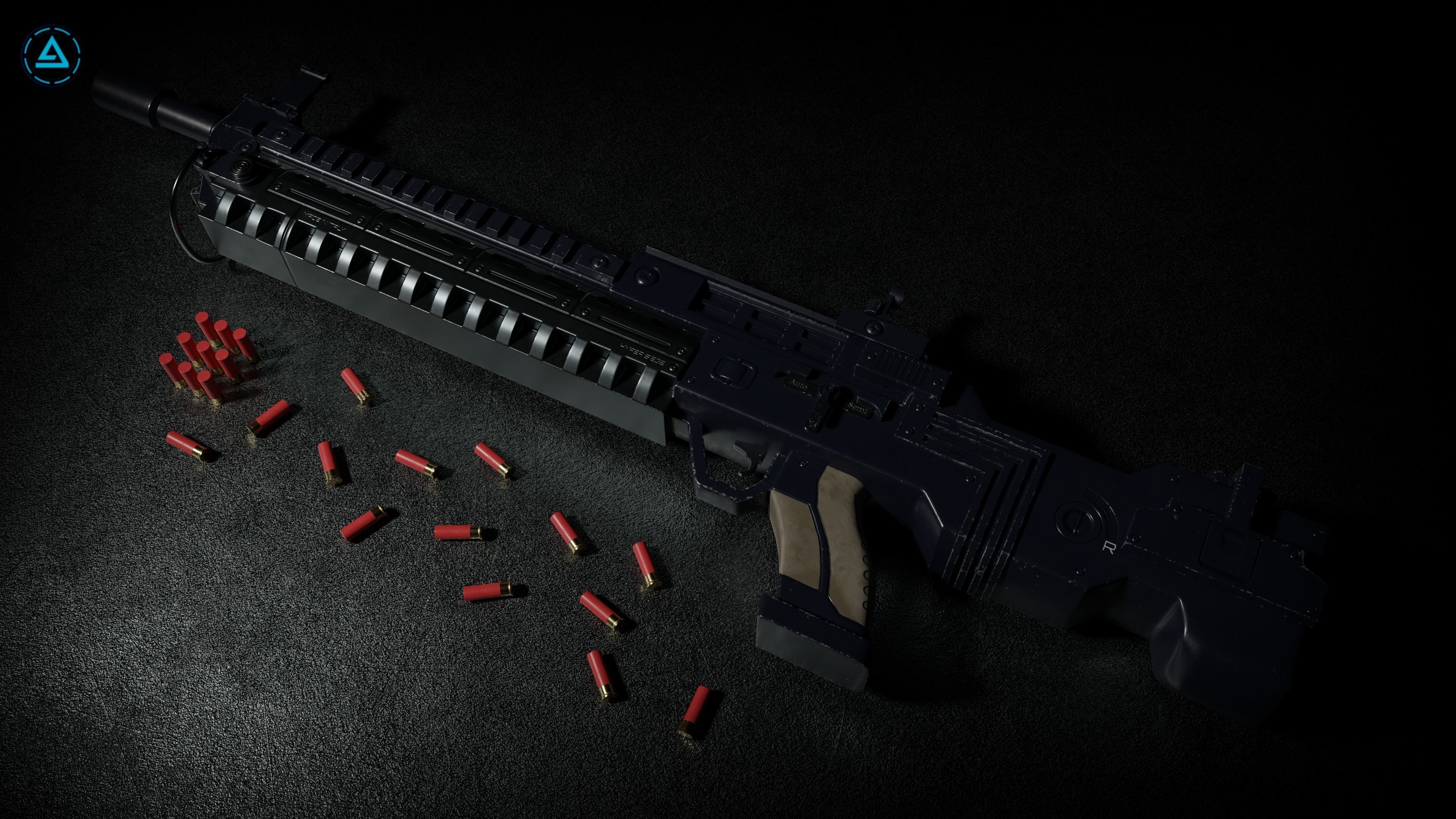 Weapon Pack Low-poly 3D model_70