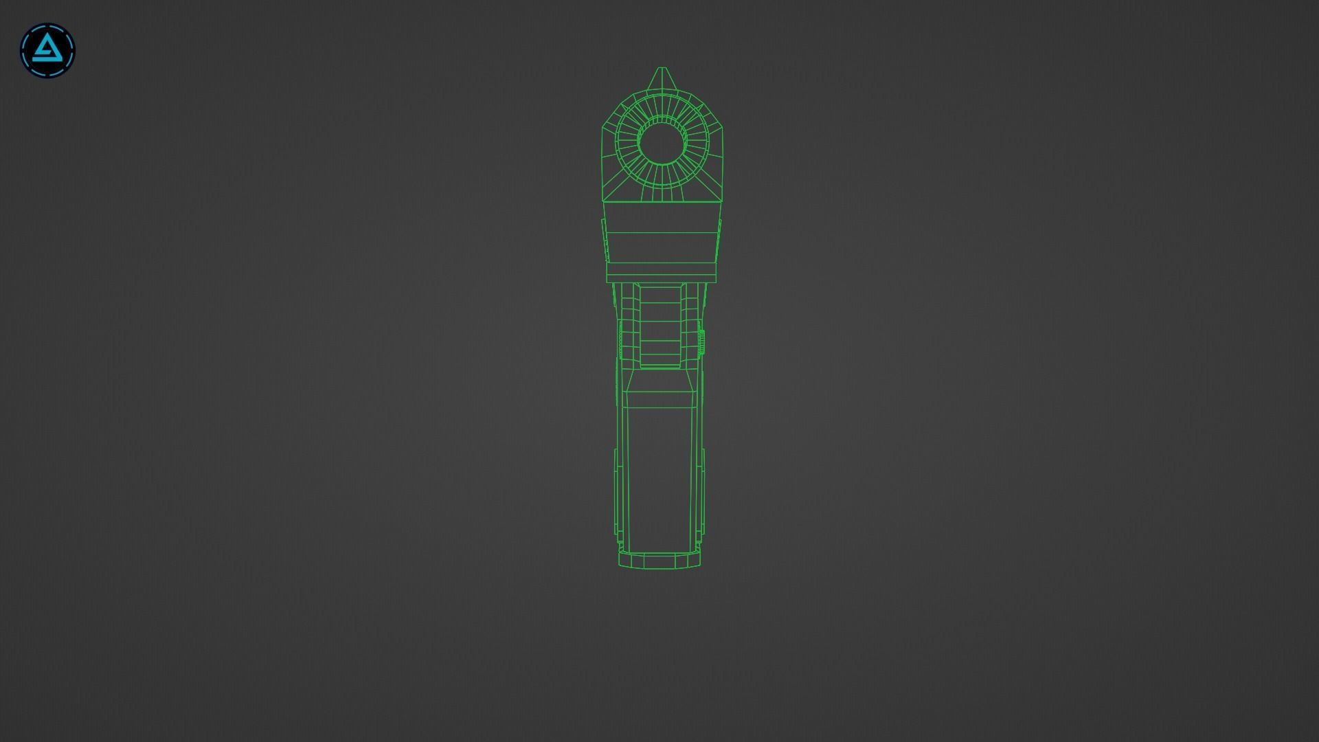 Weapon Pack Low-poly 3D model_82