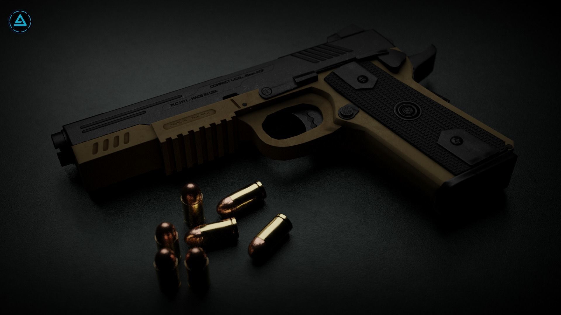 Weapon Pack Low-poly 3D model_78