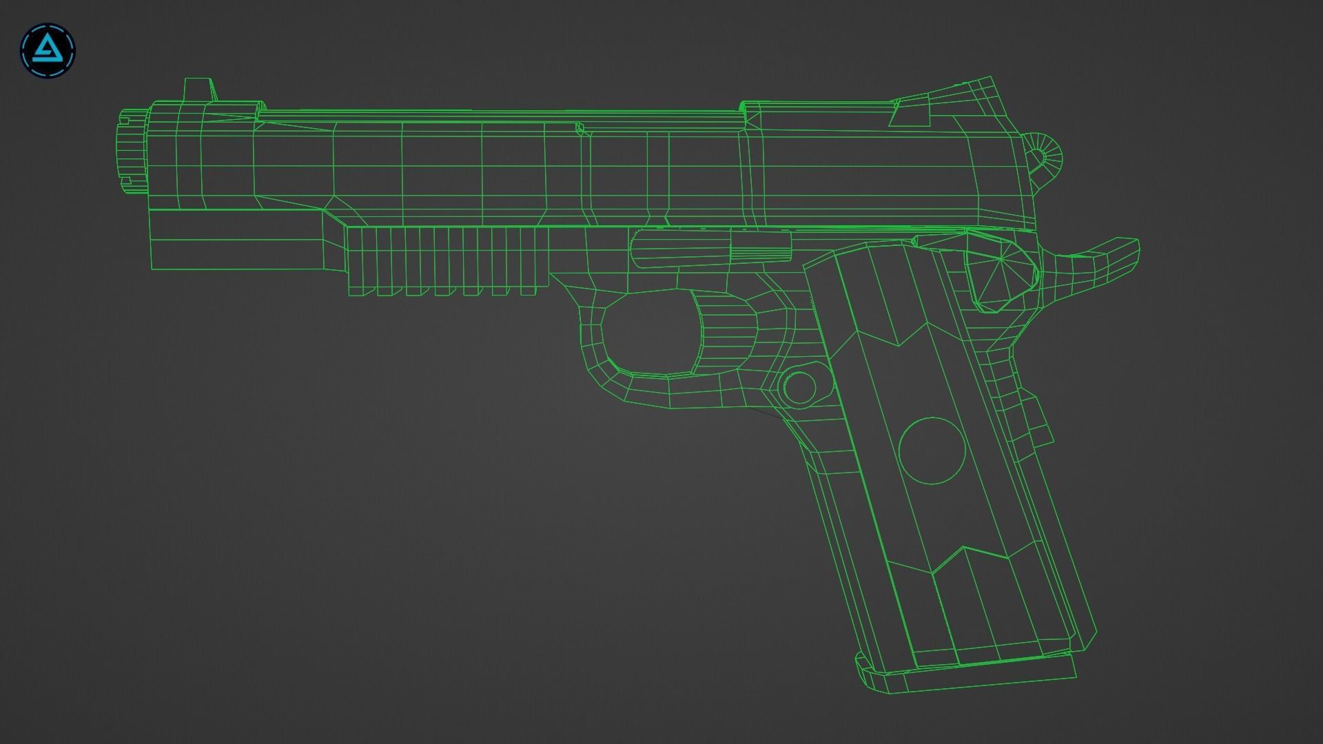 Weapon Pack Low-poly 3D model_80