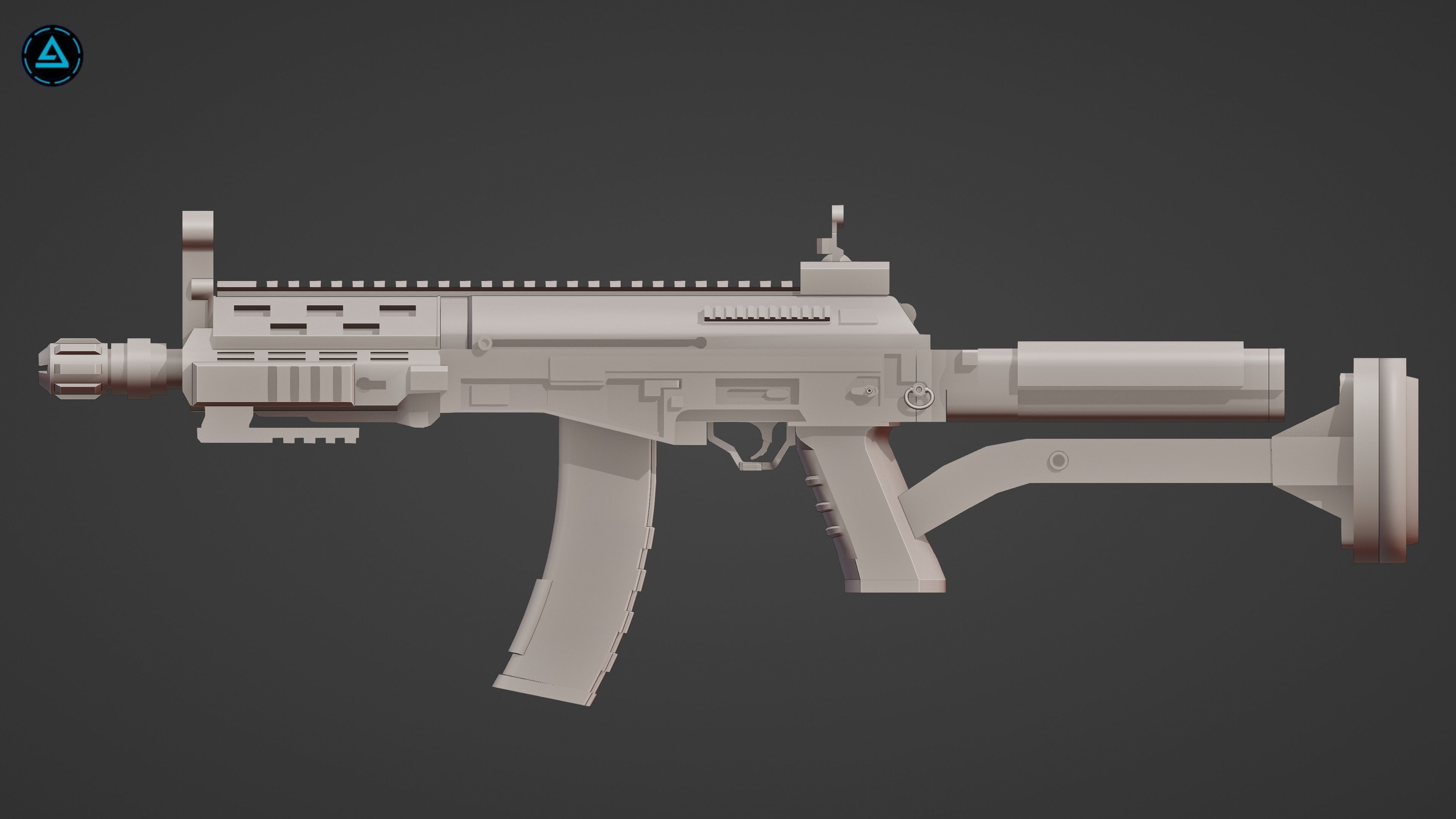 Weapon Pack Low-poly 3D model_135