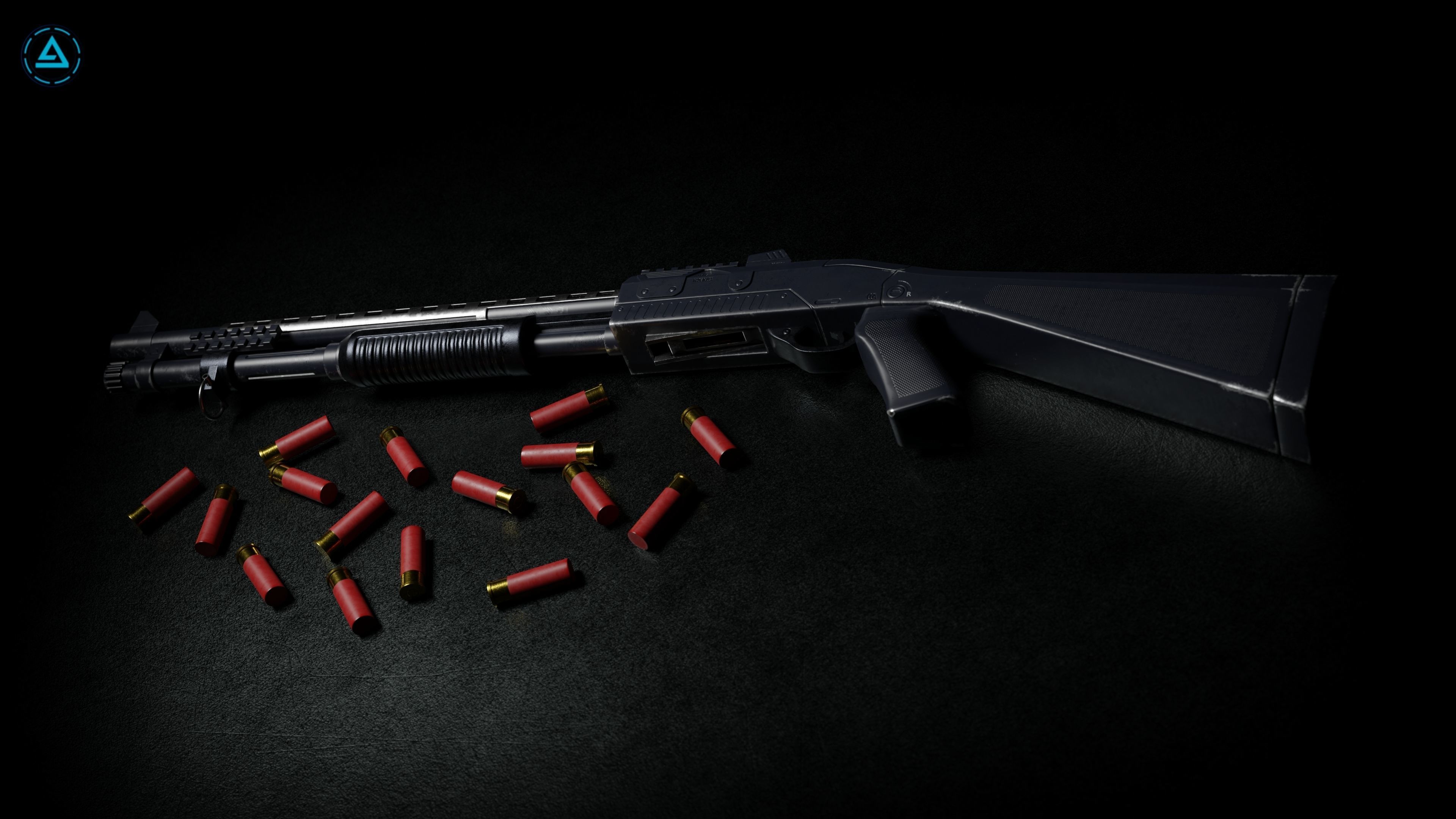 Weapon Pack Low-poly 3D model_123