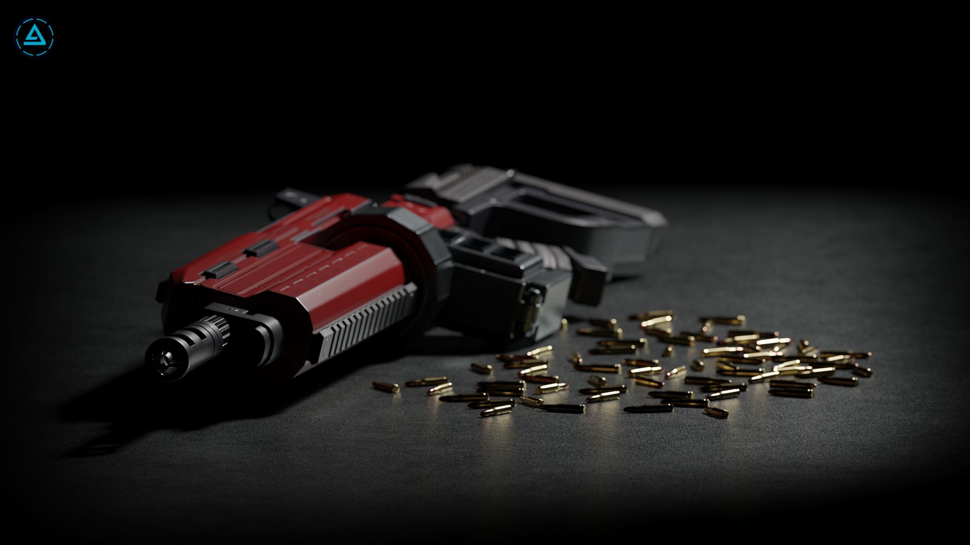 Weapon Pack Low-poly 3D model_108