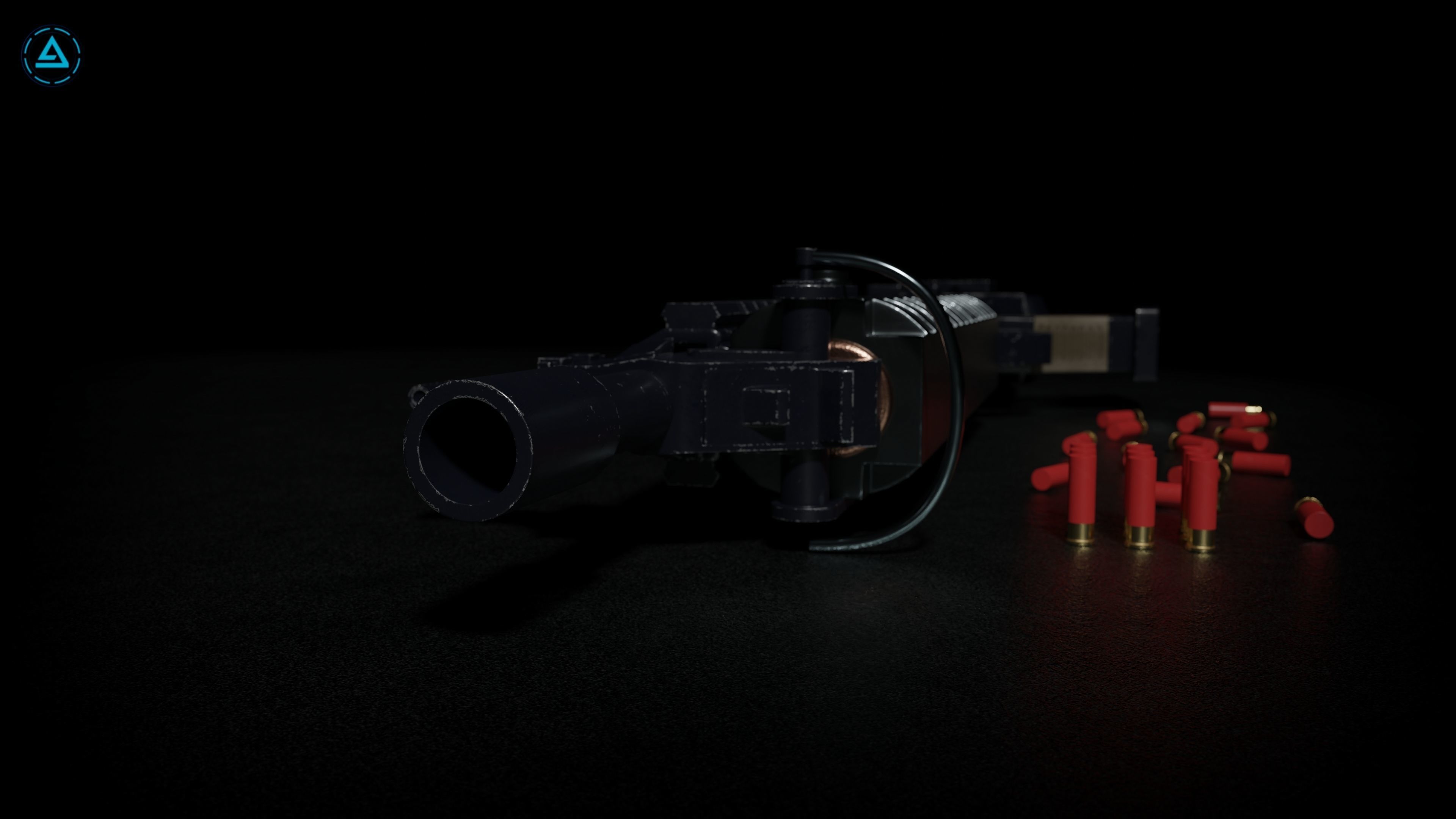Weapon Pack Low-poly 3D model_71