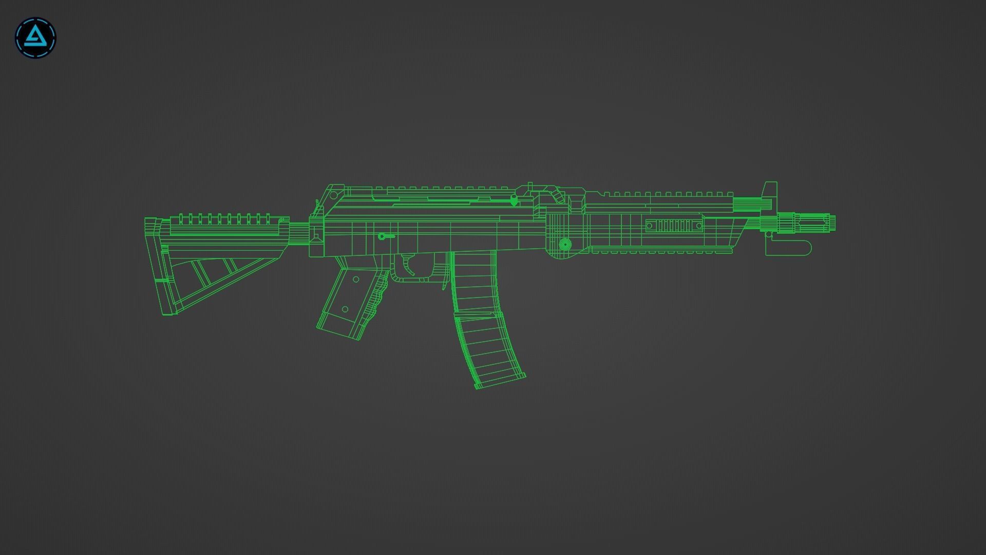 Weapon Pack Low-poly 3D model_7