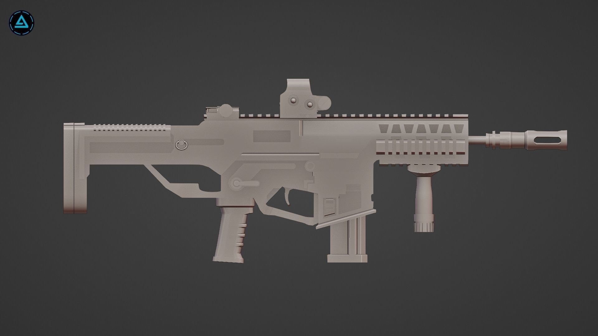 Weapon Pack Low-poly 3D model_121