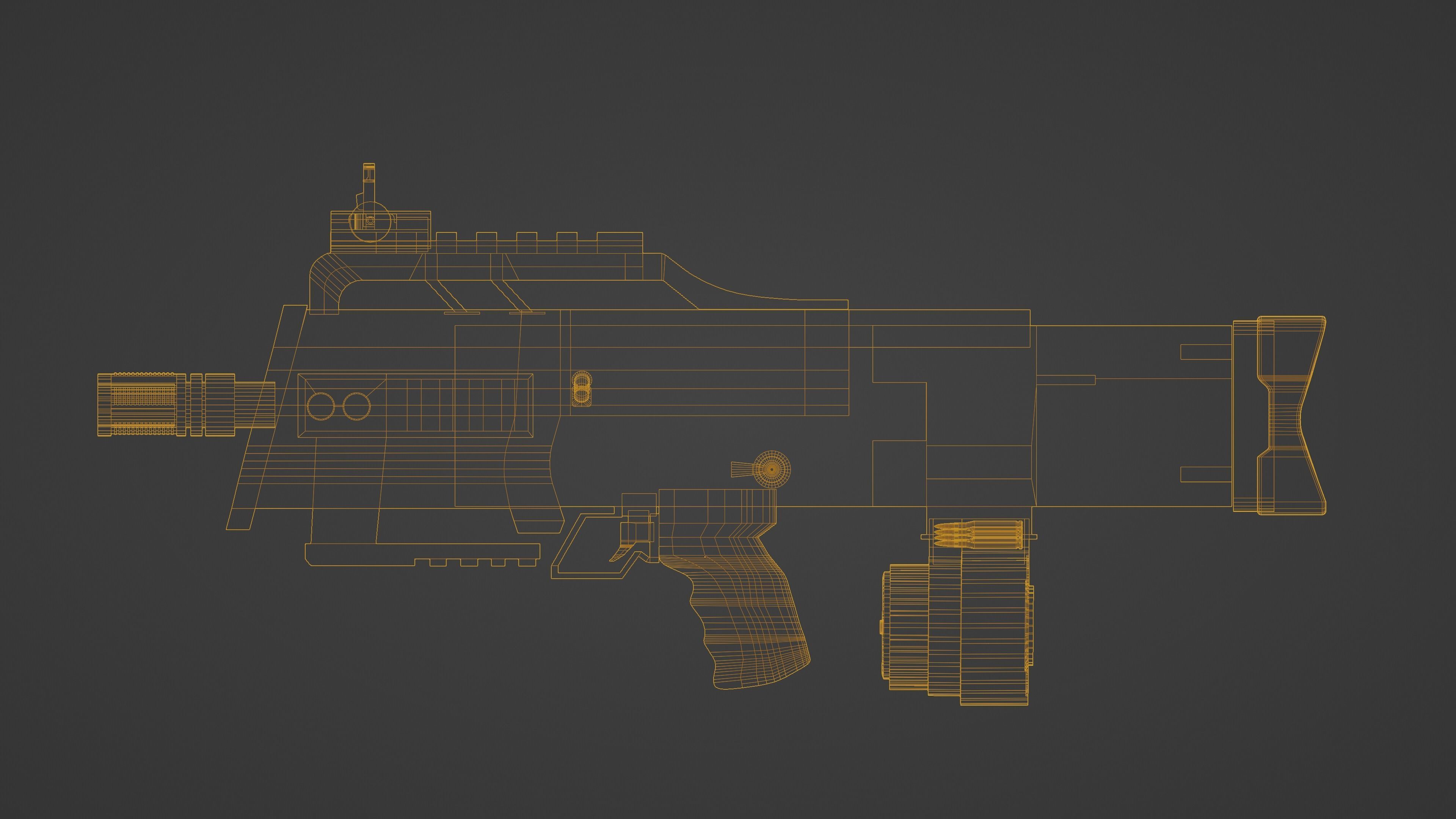 Weapon Pack Low-poly 3D model_149
