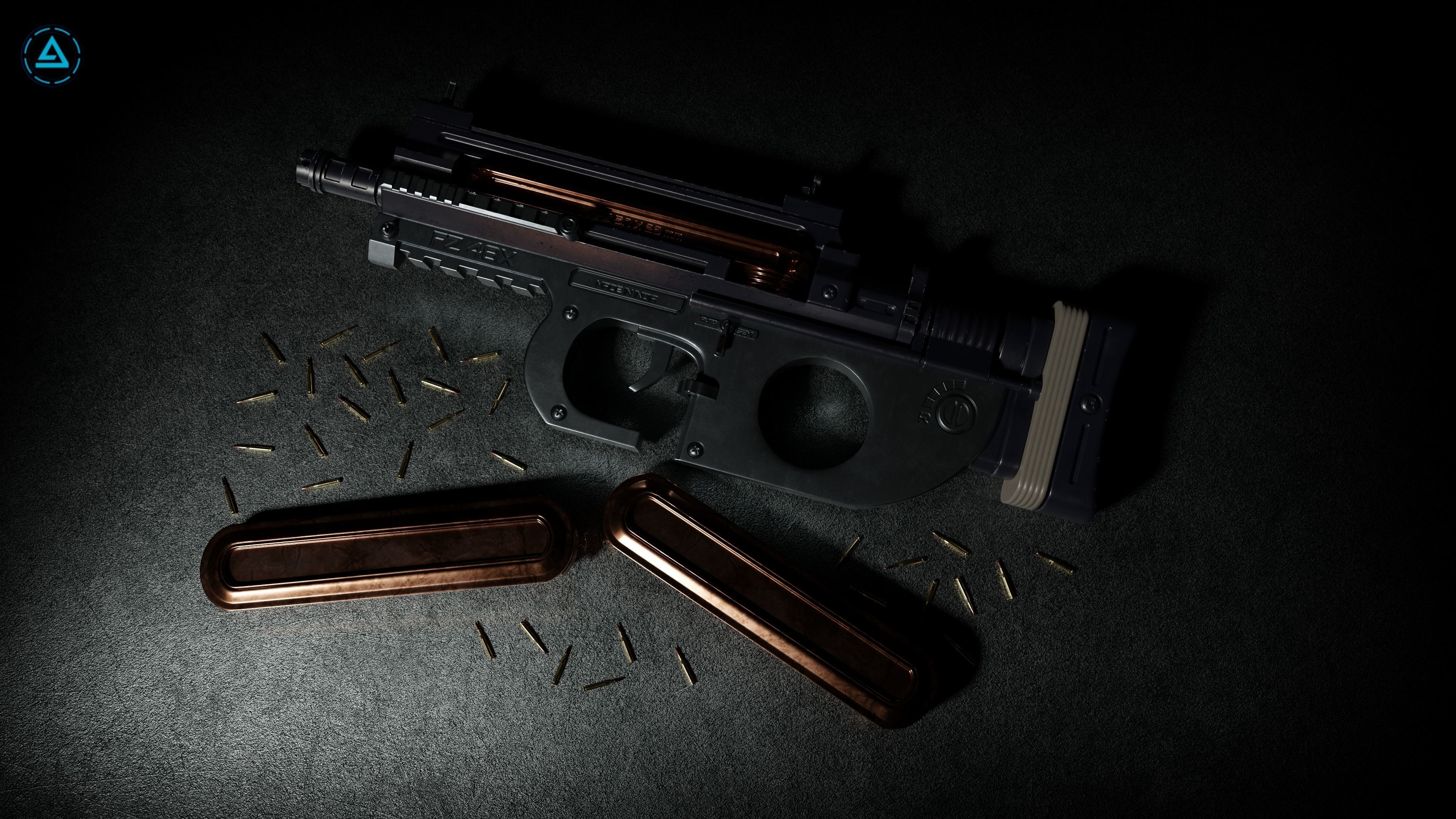 Weapon Pack Low-poly 3D model_64