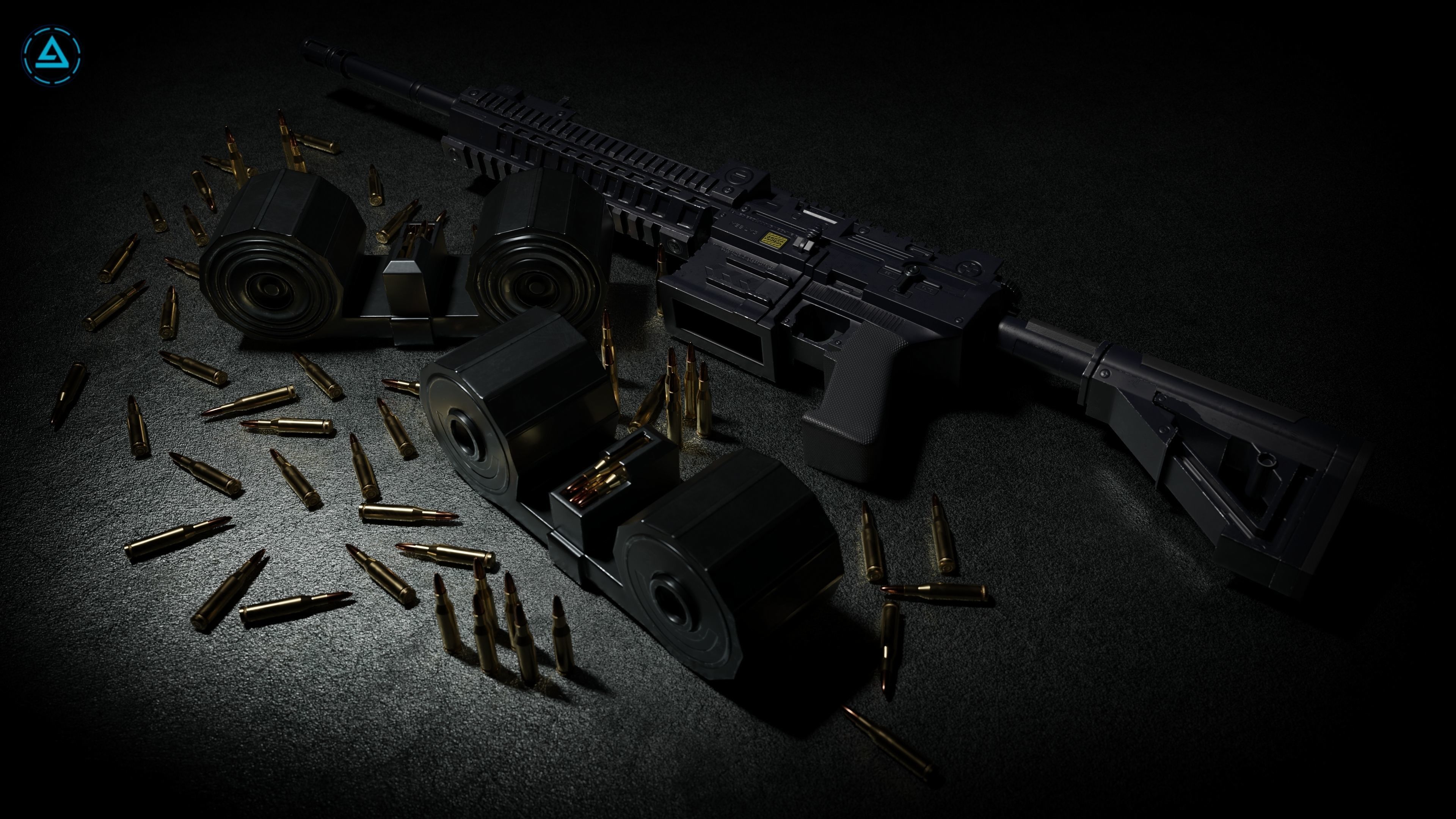 Weapon Pack Low-poly 3D model_83