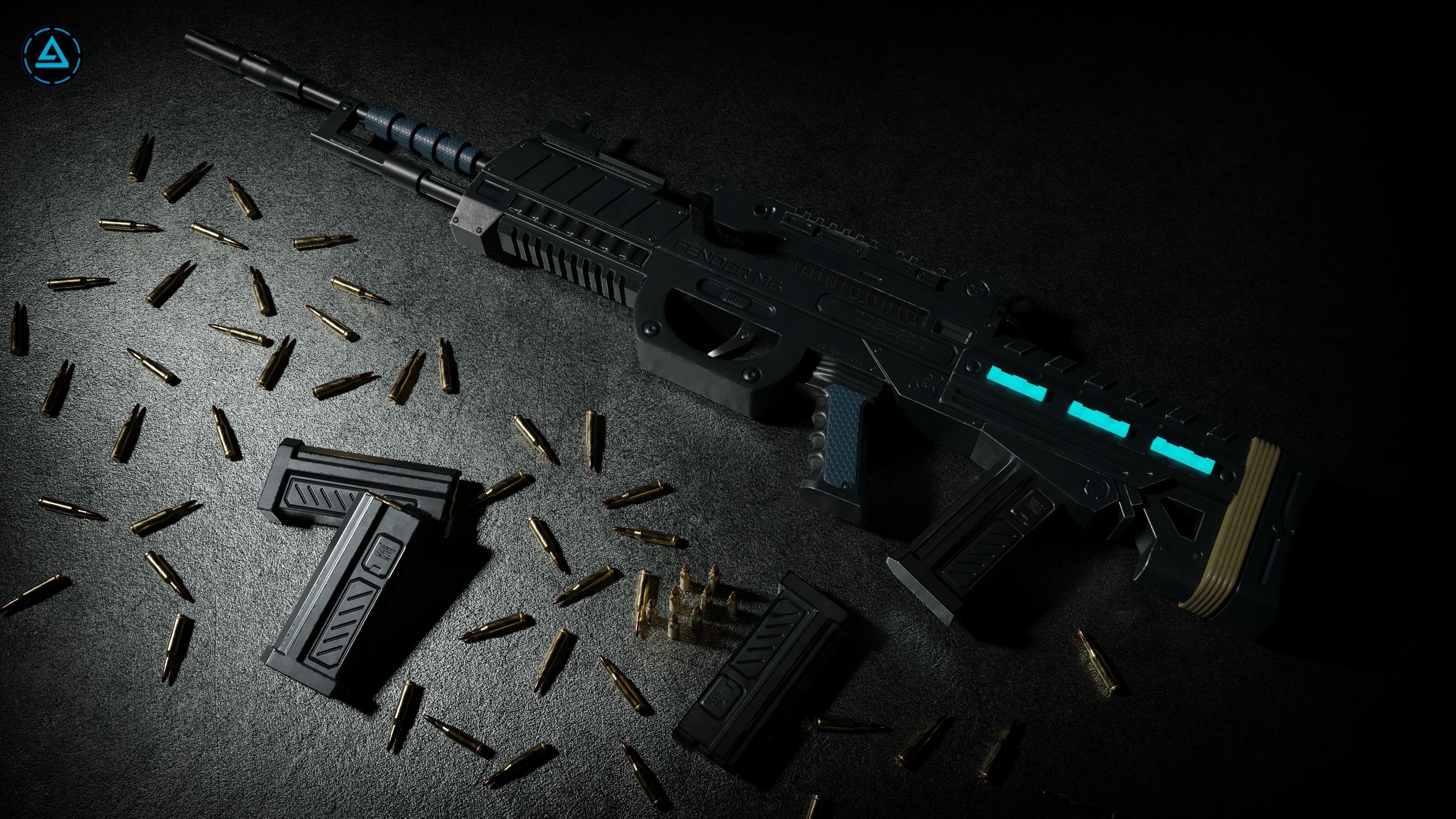 Weapon Pack Low-poly 3D model_56