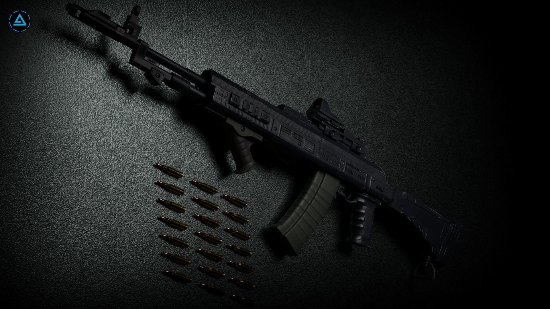 Weapon Pack Low-poly 3D model_9