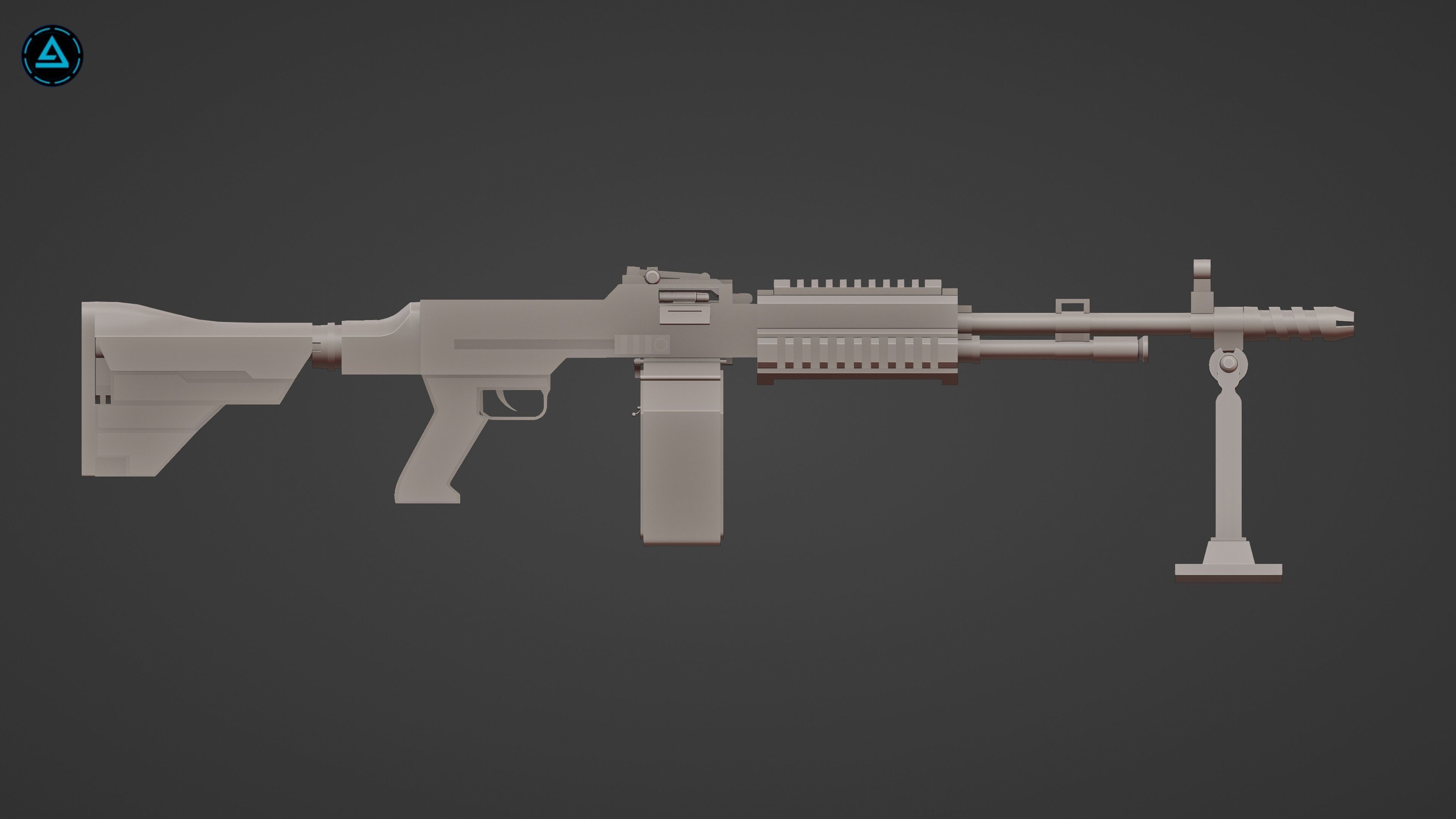 Weapon Pack Low-poly 3D model_39