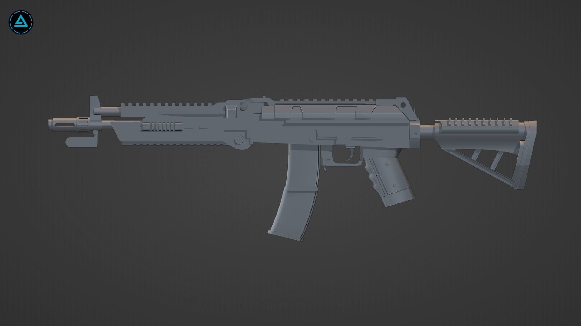 Weapon Pack Low-poly 3D model_8