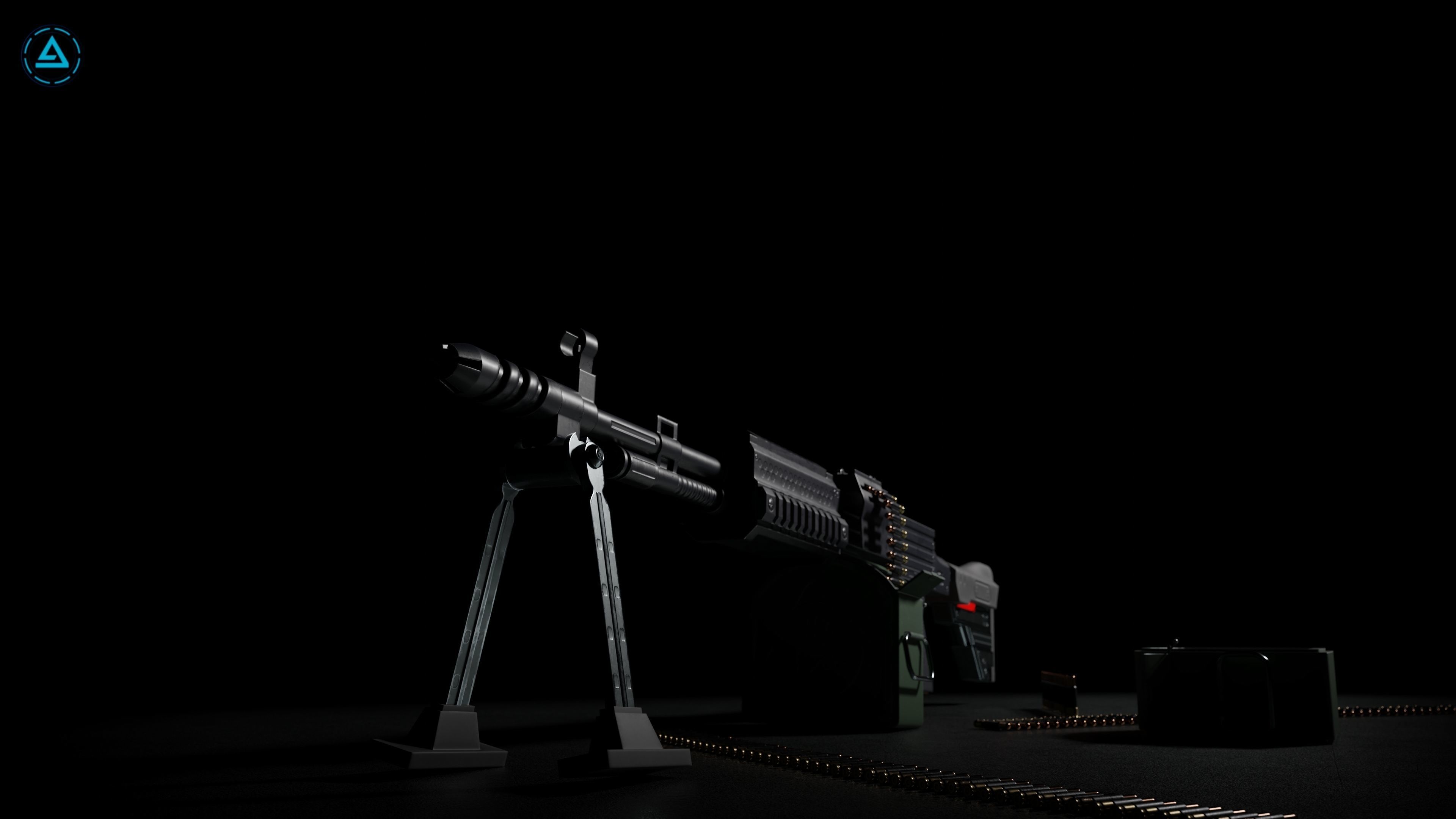 Weapon Pack Low-poly 3D model_34