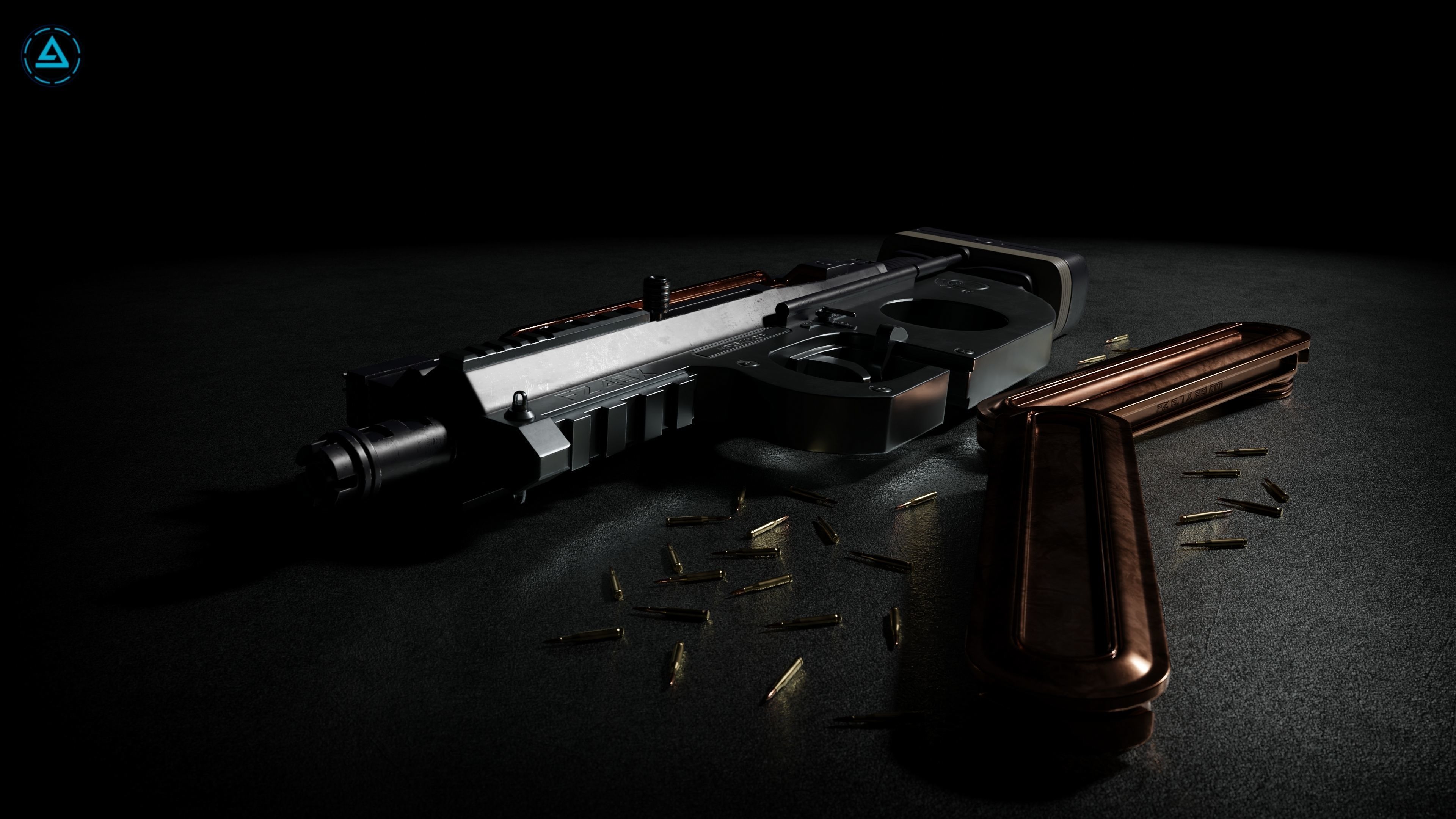 Weapon Pack Low-poly 3D model_65